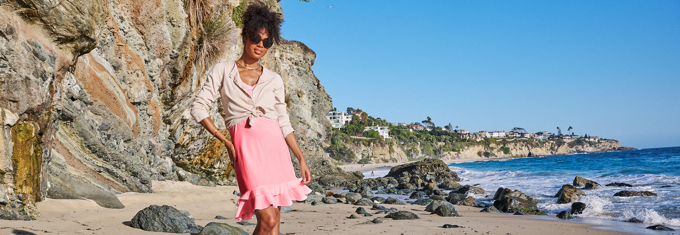 Sunrise Dress in Melon