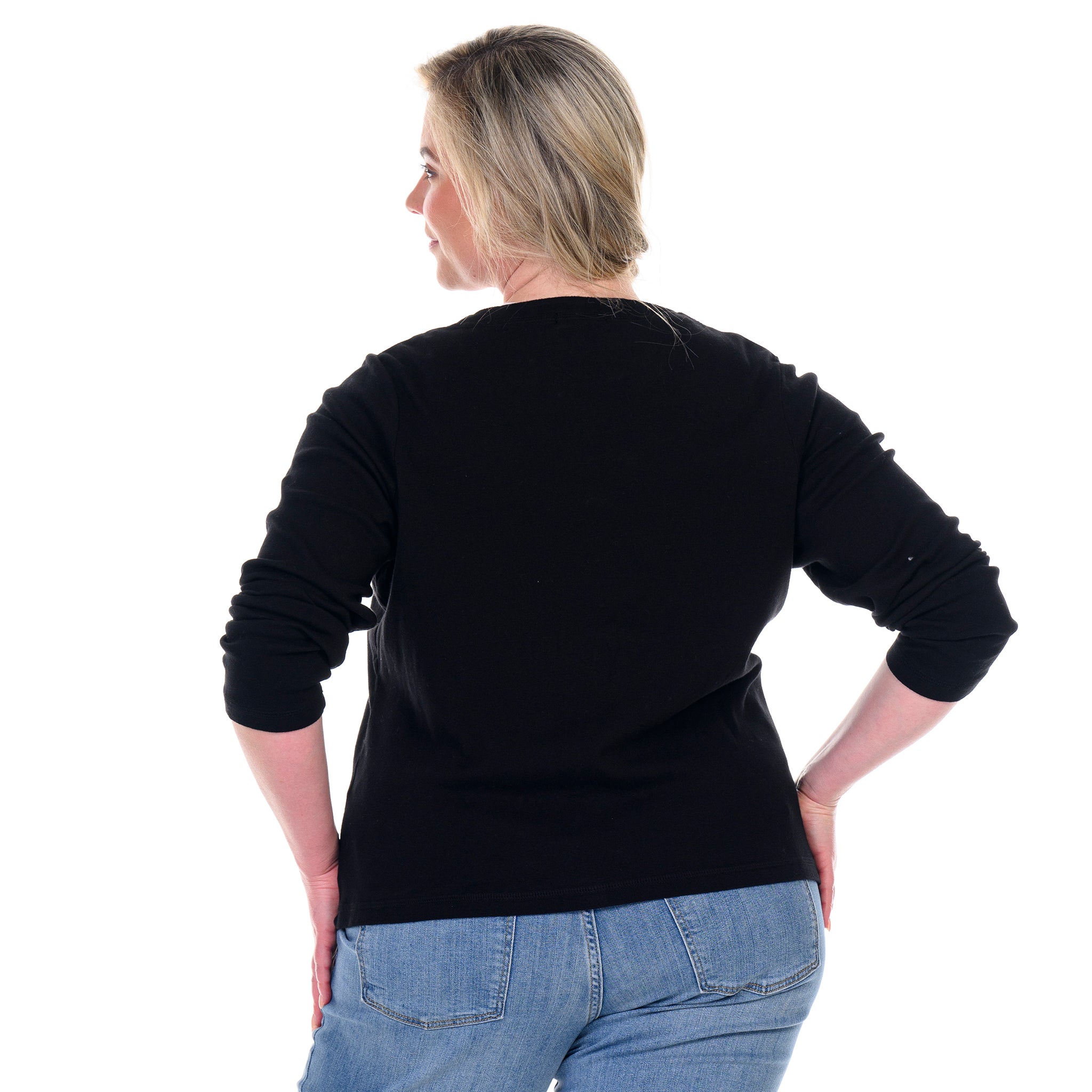 Baby Rib Cardigan | Plus Size