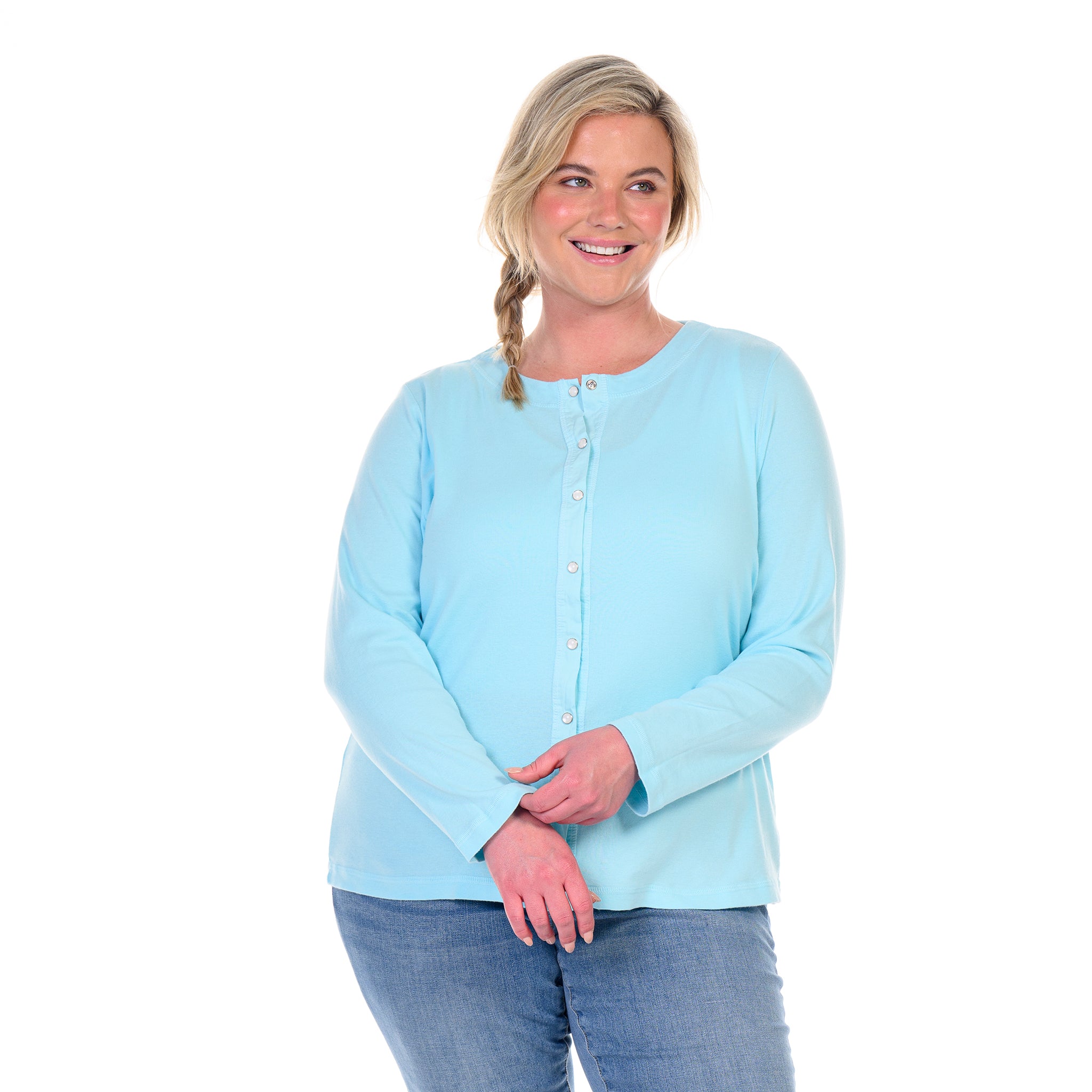 Baby Rib Cardigan | Plus Size