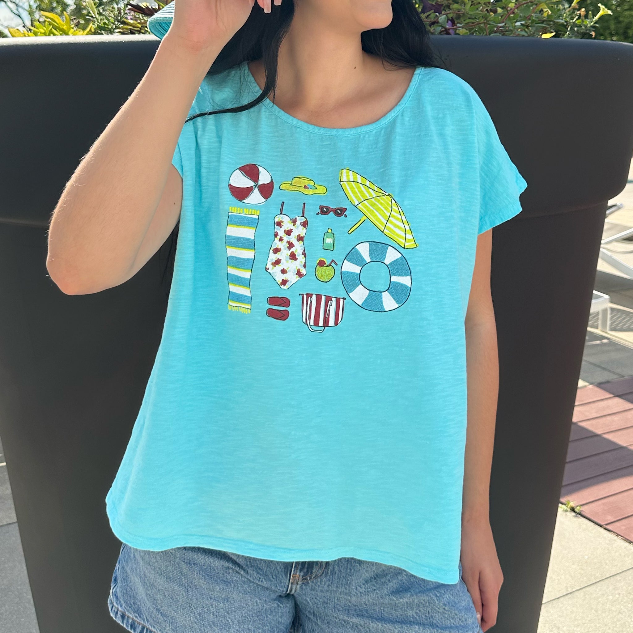 Beach Day Essentials Keepsake T