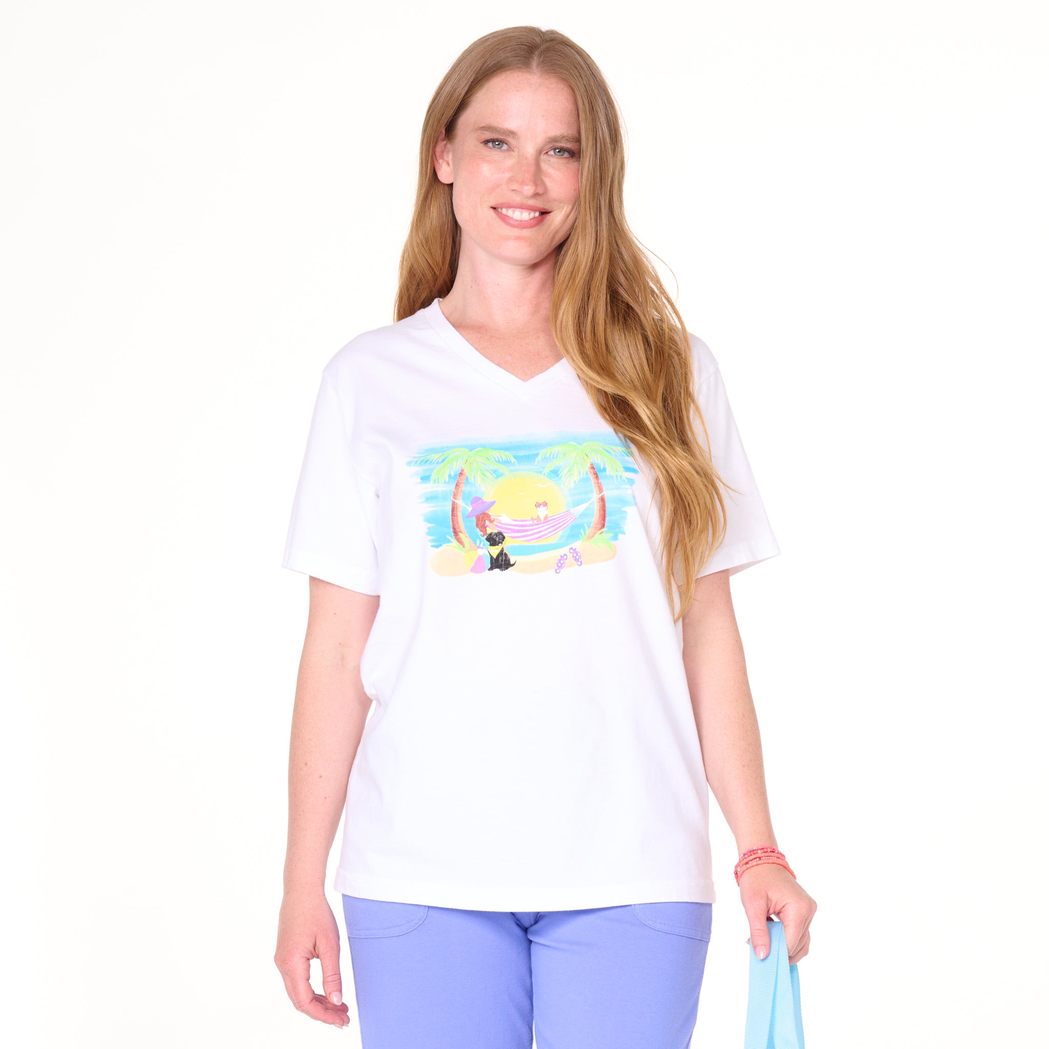 Beach Friends V-Neck T