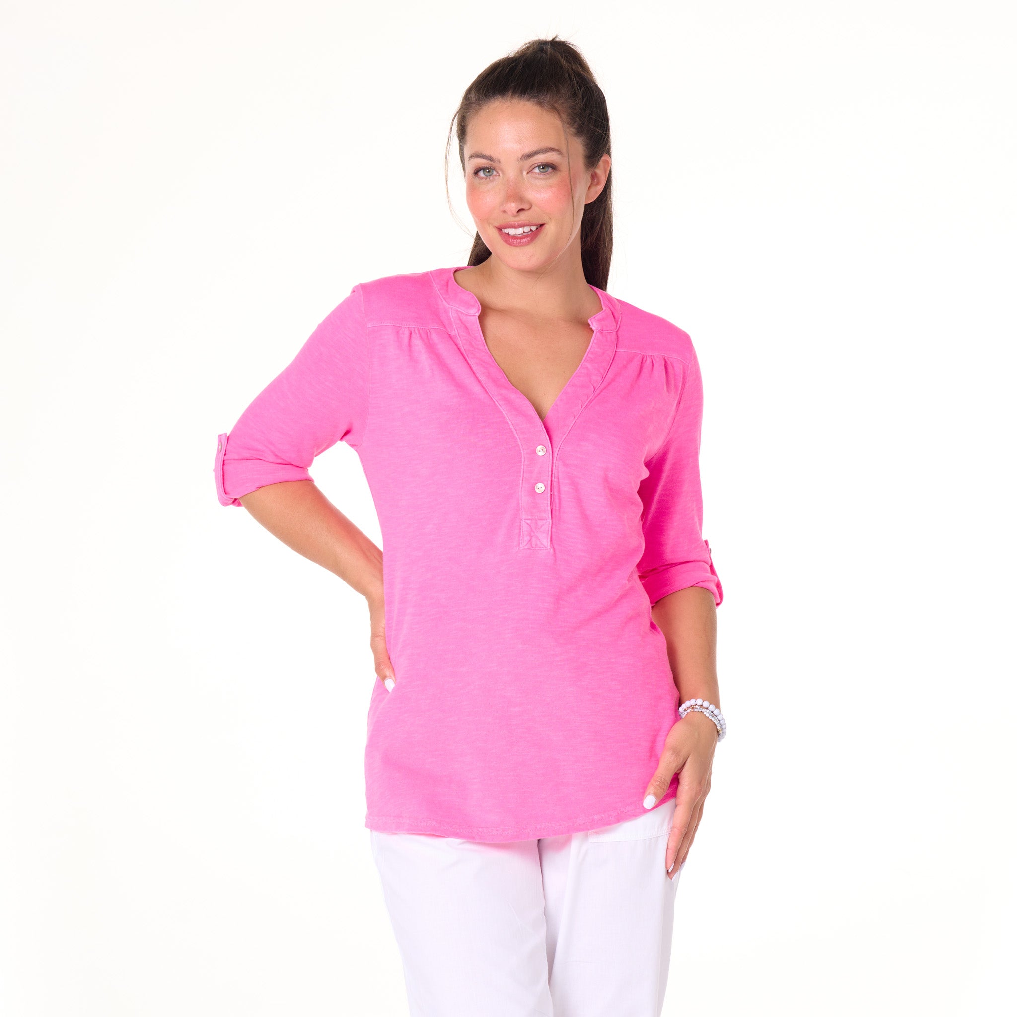 Buttonside Henley