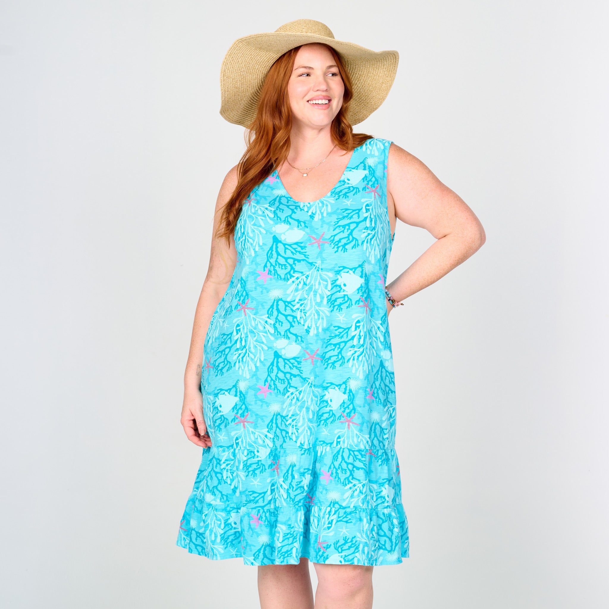 Coral Reef Melody Dress | Plus Size