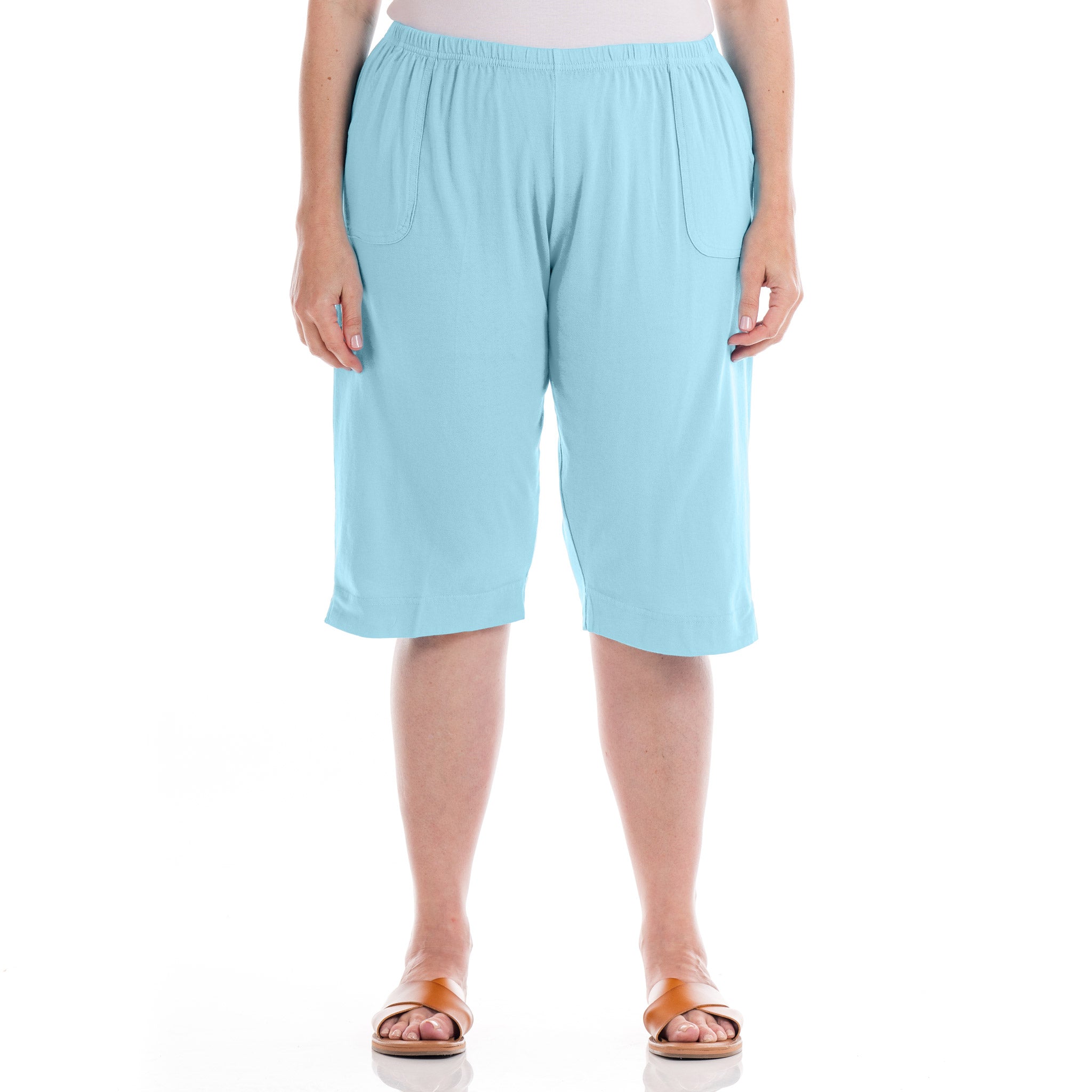 plus size pedal pusher for women