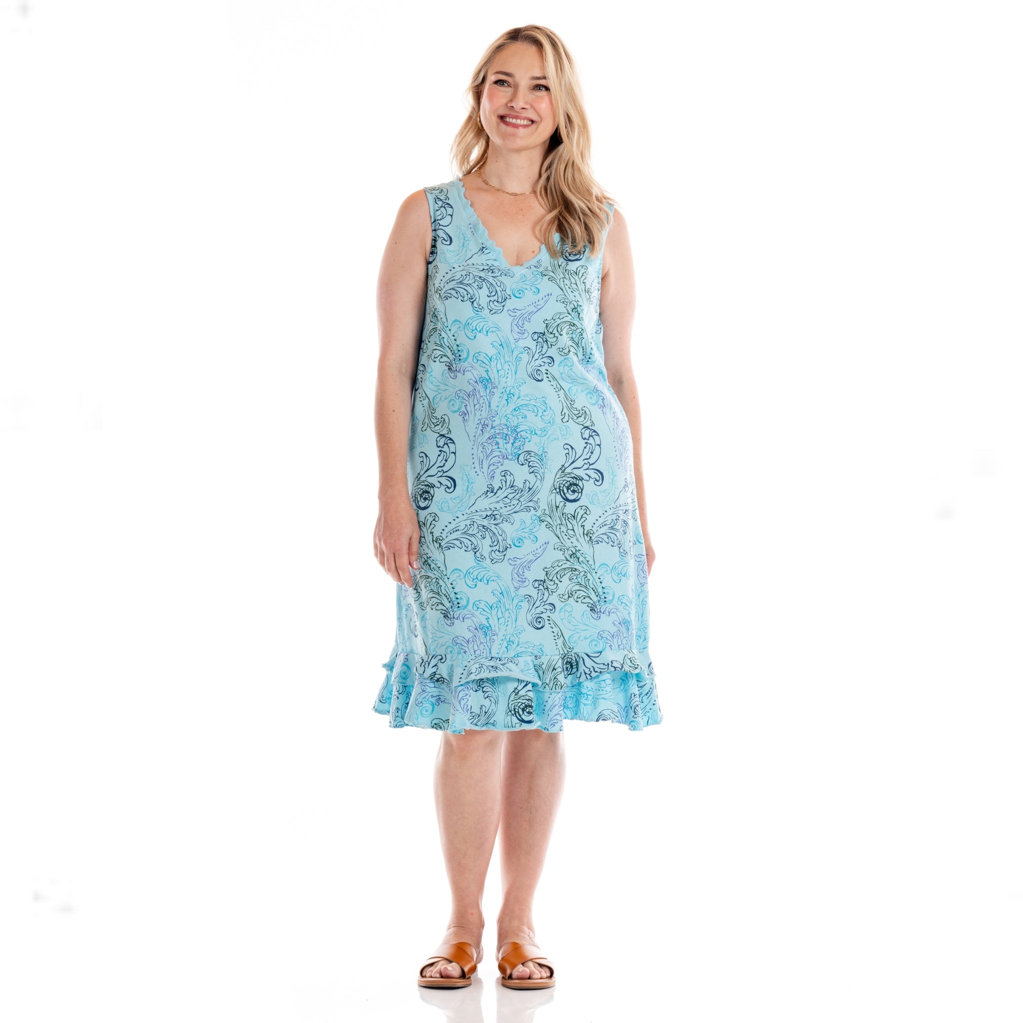 Waverley Swirl Sunrise Dress | Plus Size