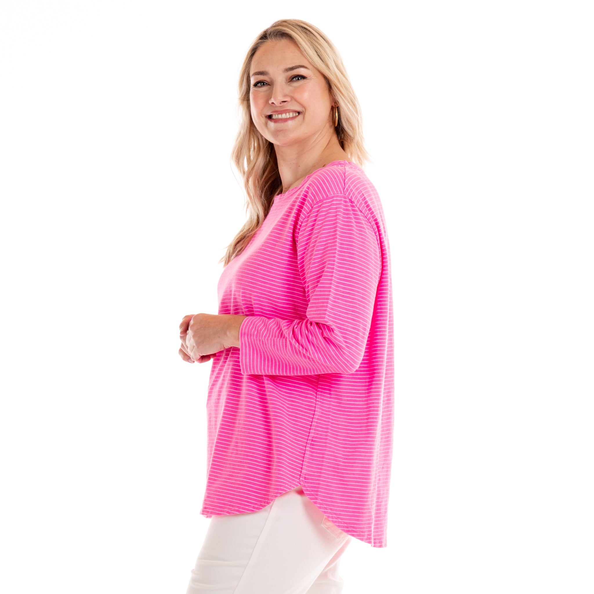 Pinstripe Catalina Top | Plus Size