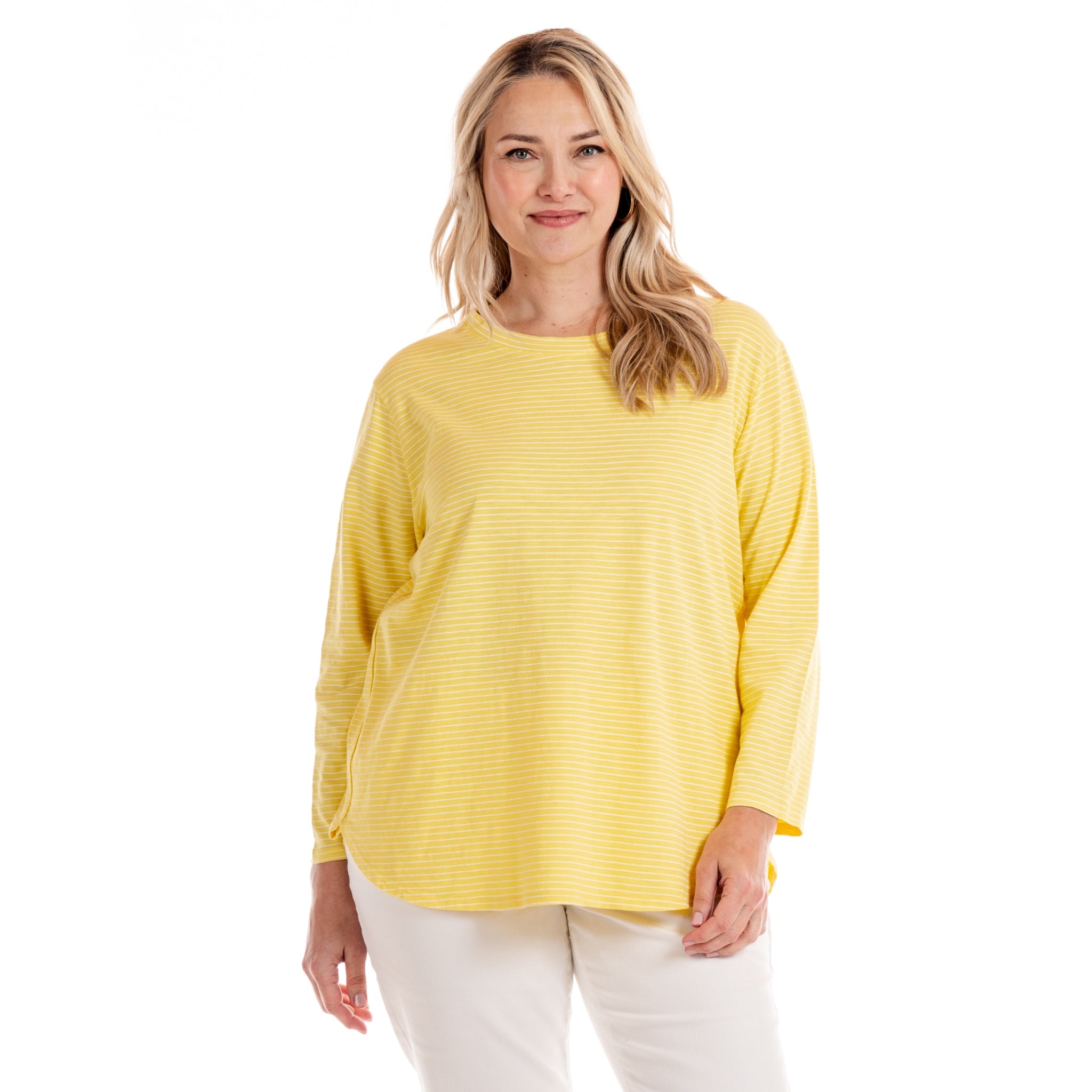 Pinstripe Catalina Top | Plus Size