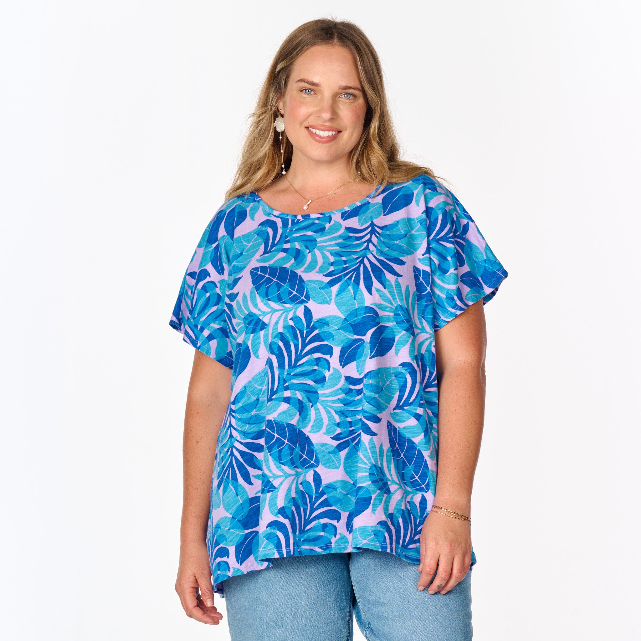 Fiji Palm Keepsake T | Plus Size