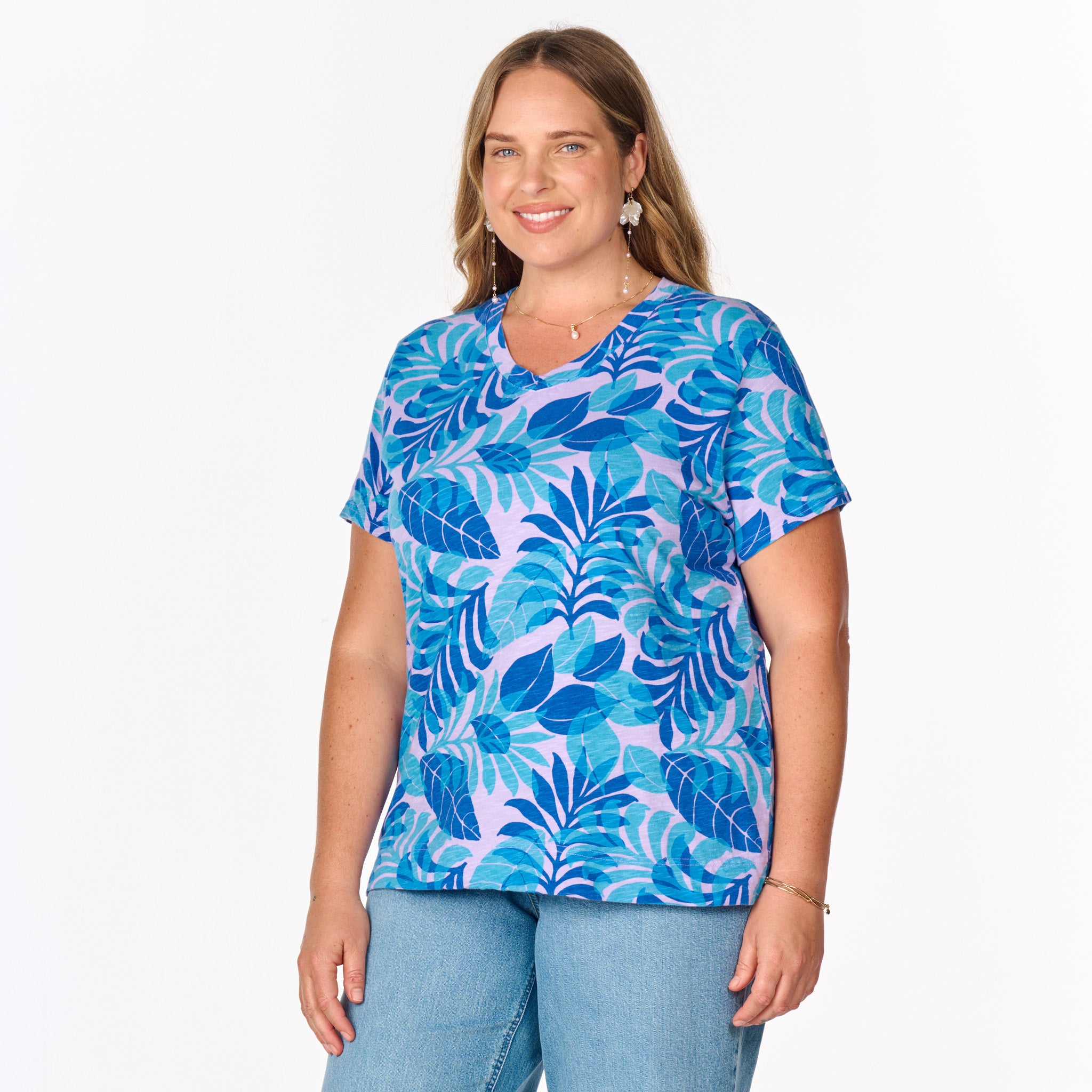 Fiji Palm Versatile T | Plus Size