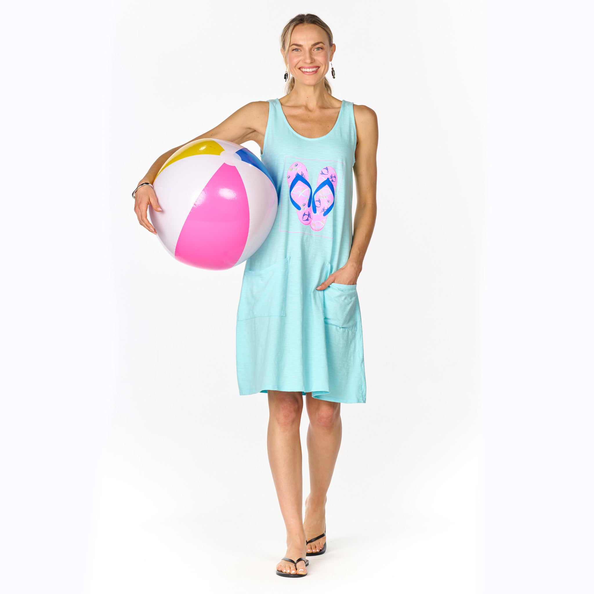 Fishy Flop Drape Dress