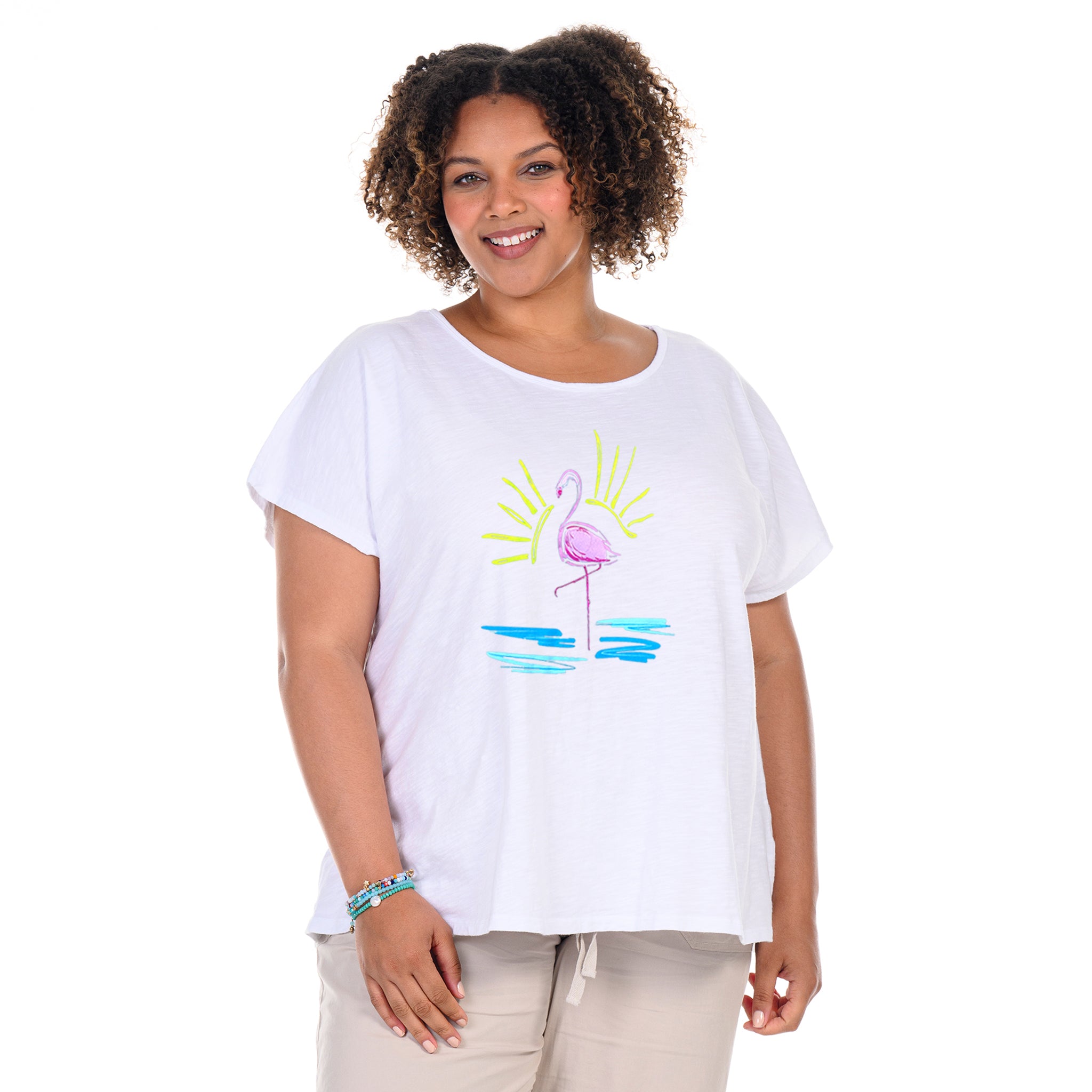 Flamingo Keepsake T | Plus Size