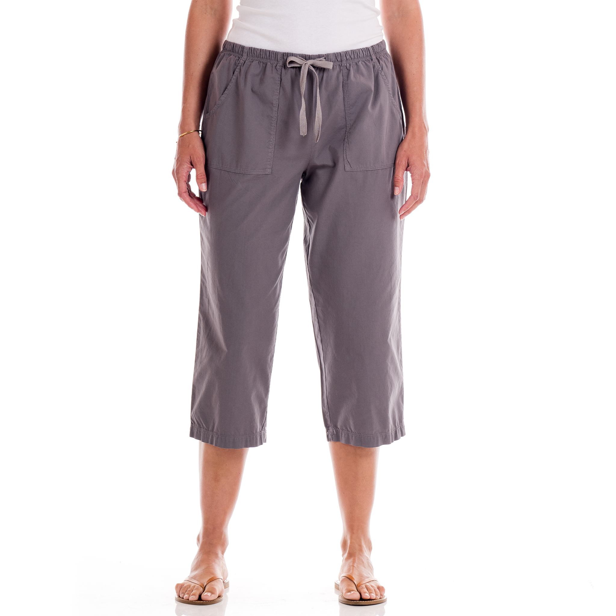topstitch capris women