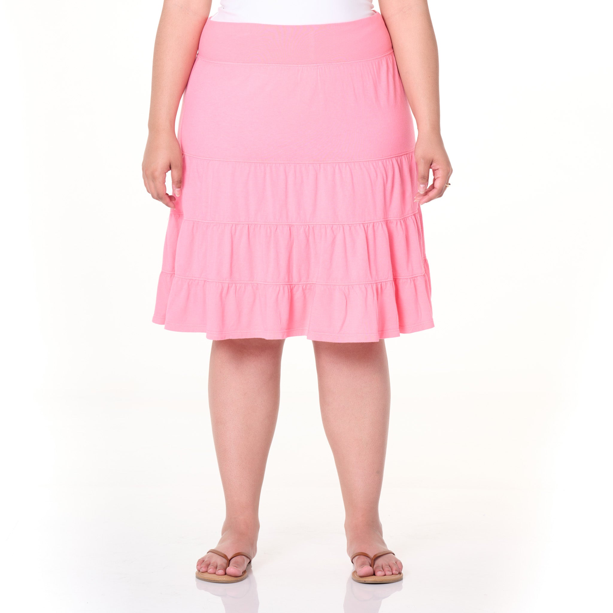 Jersey Tiered Skirt | Plus Size