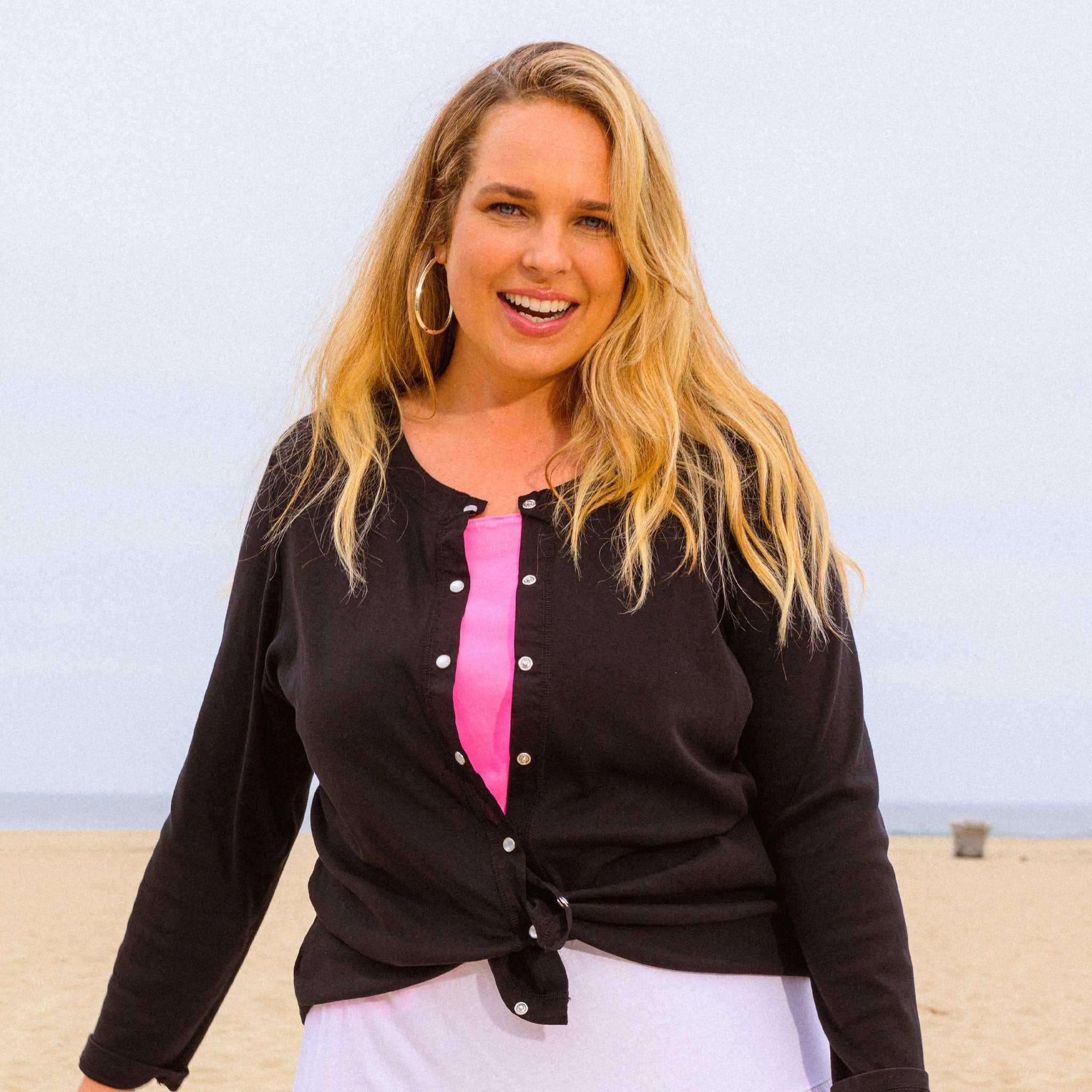 Baby Rib Cardigan | Plus Size