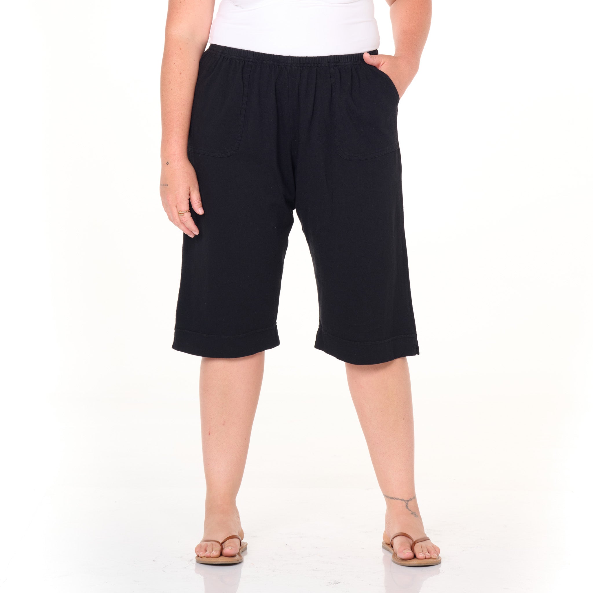 Marco Pocket Pedal Pushers | Plus Size