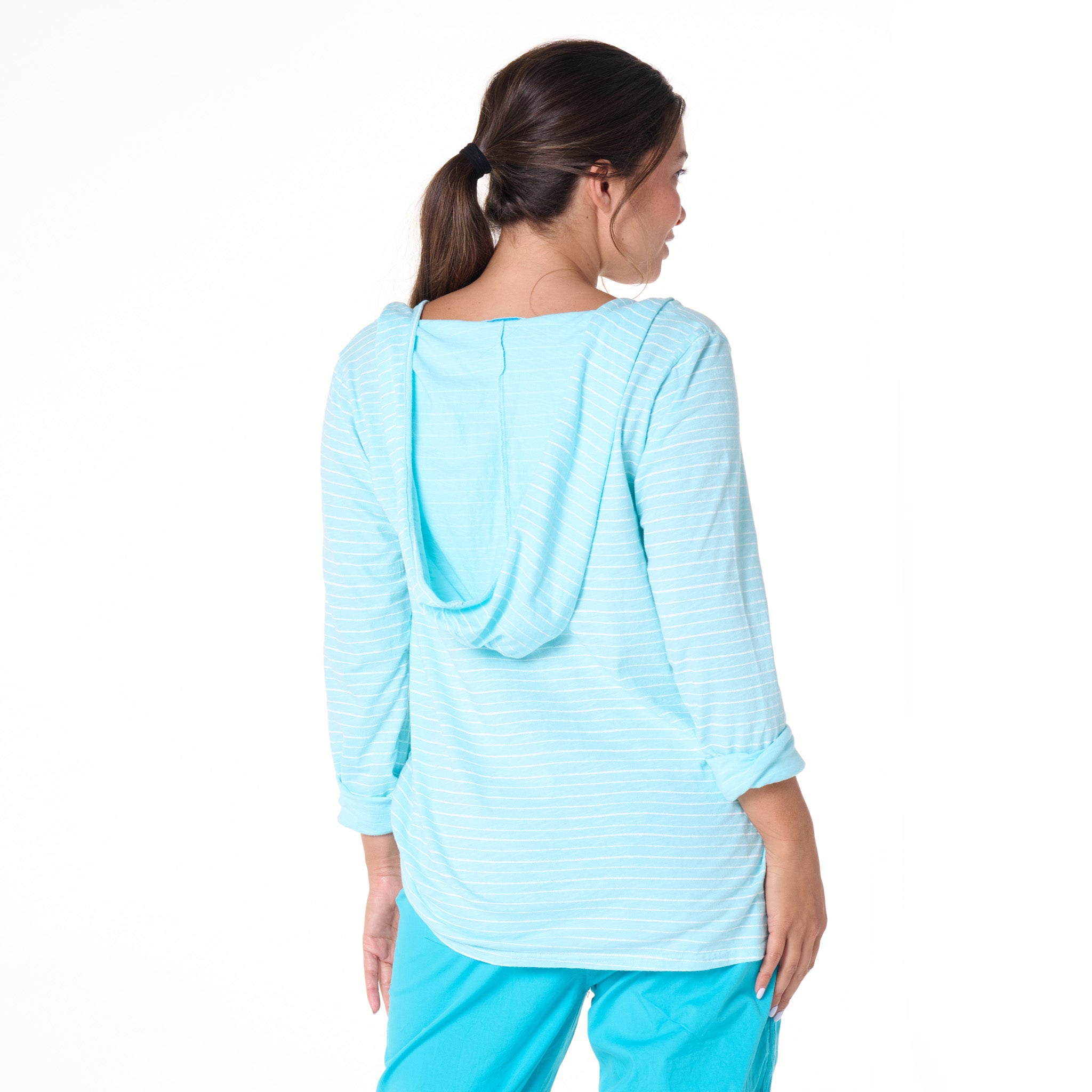 Ocean Stripe Hoodie