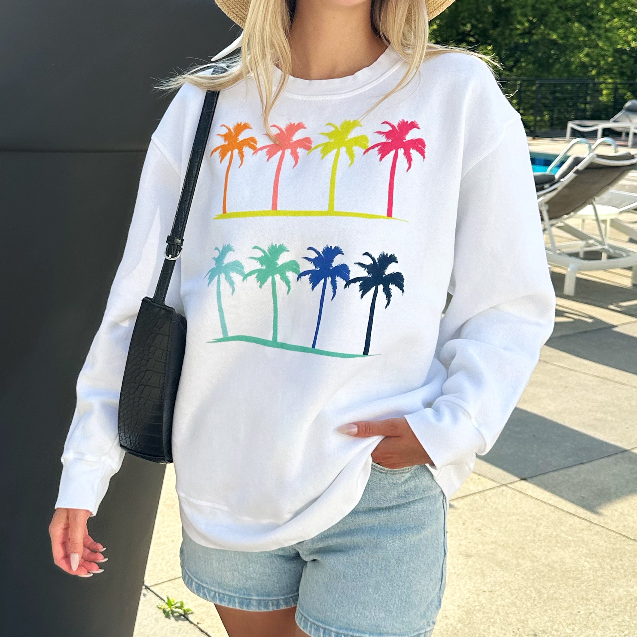 Palm Hues Easy Sweatshirt