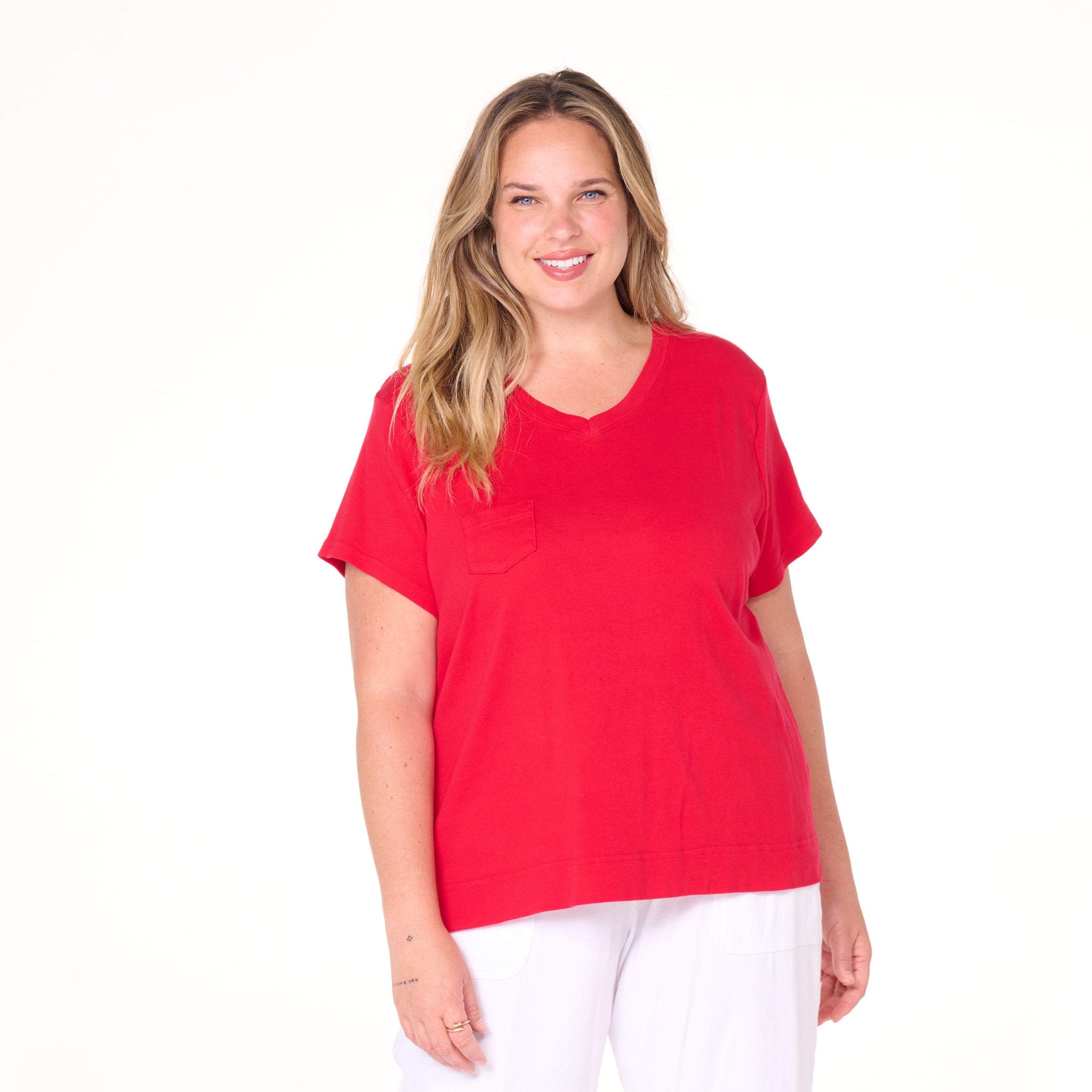 Ribbed Logo Fem T | Plus size - 2025 Fall Colors