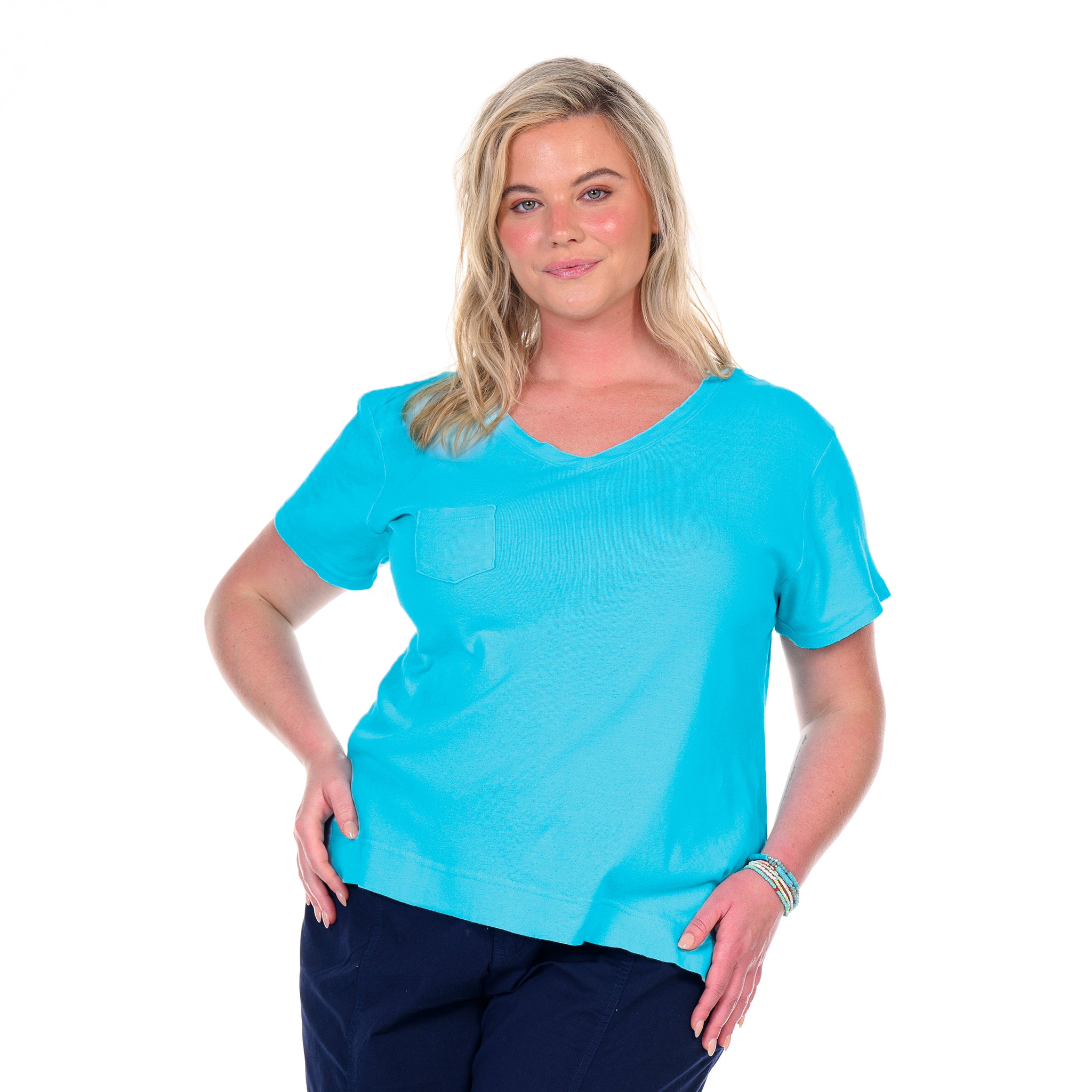 Ribbed Logo Fem T | Plus size