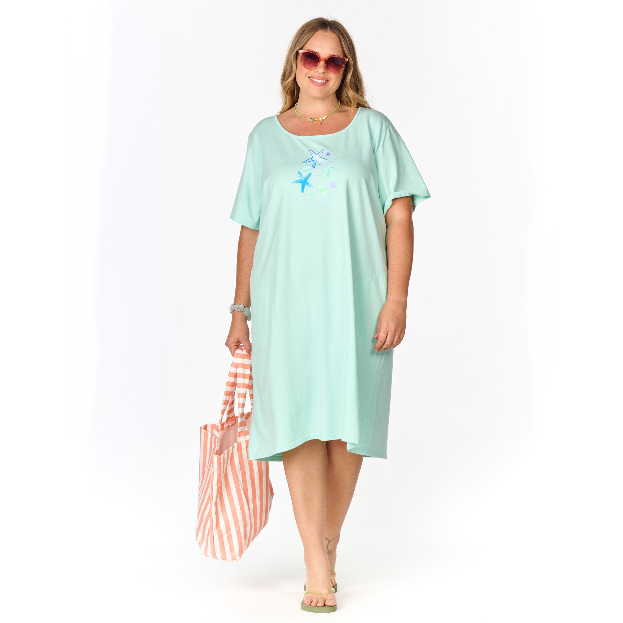 Scattered Shells Sanibel Dress | Plus Size
