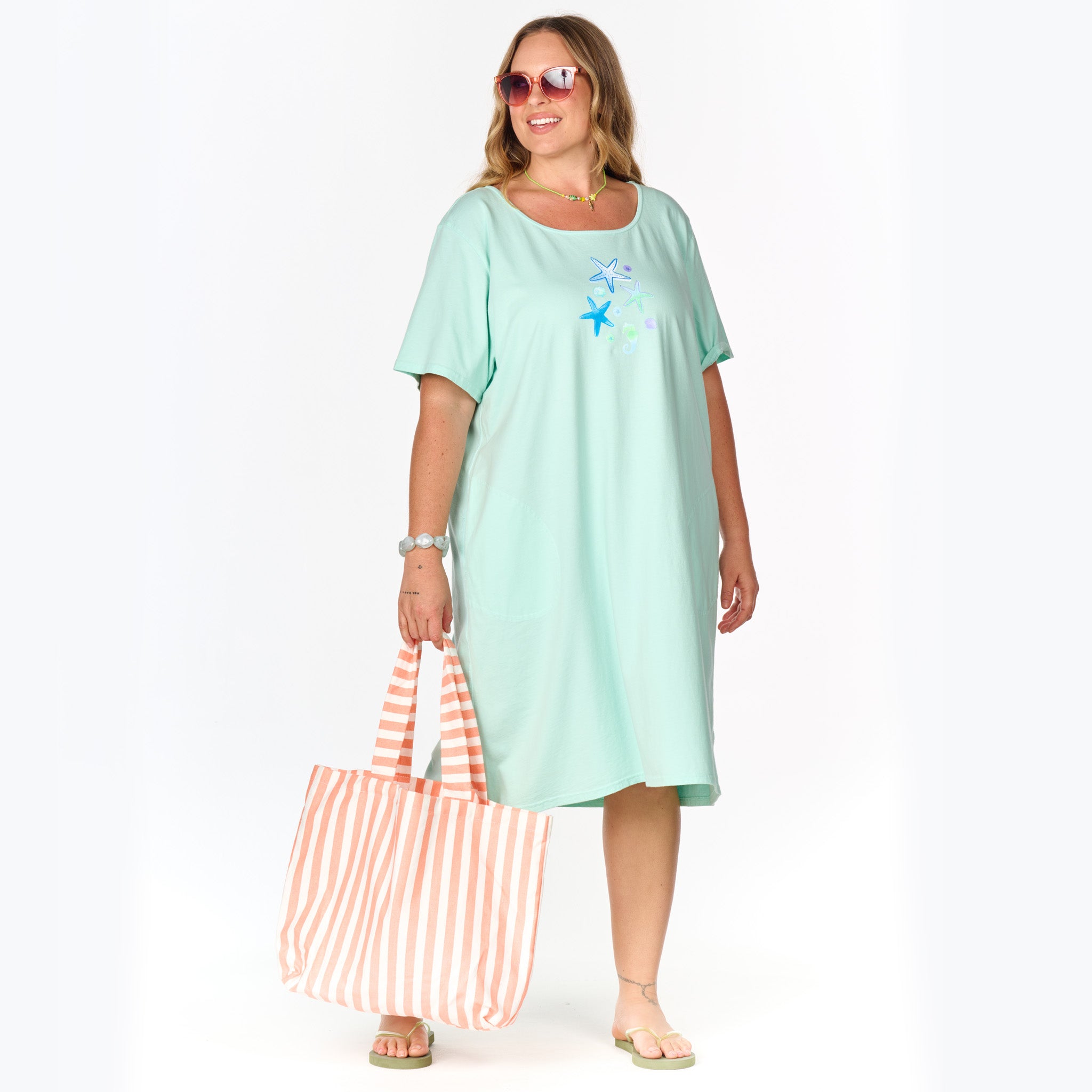 Scattered Shells Sanibel Dress | Plus Size
