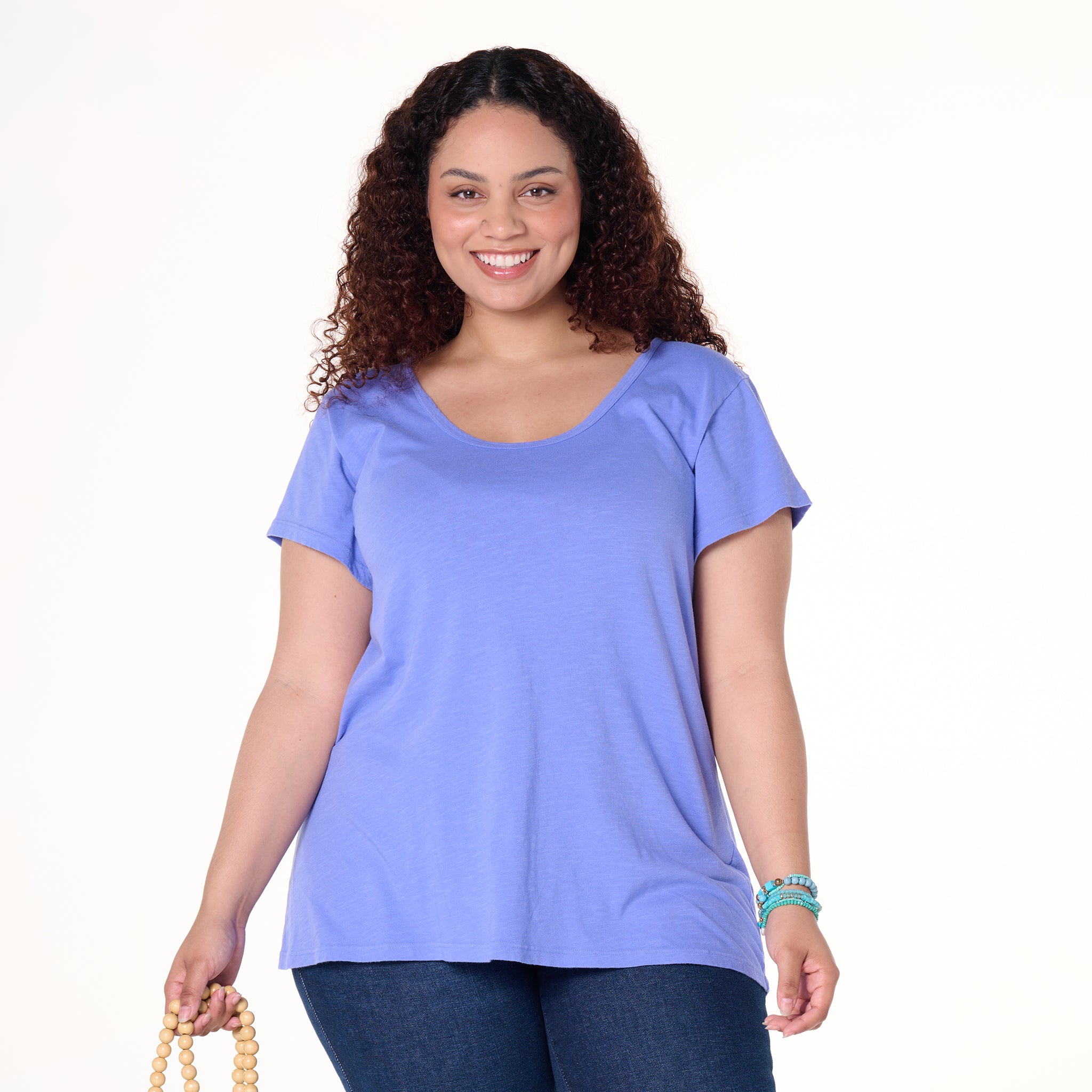 Vintage Scoop Neck T | Plus Size