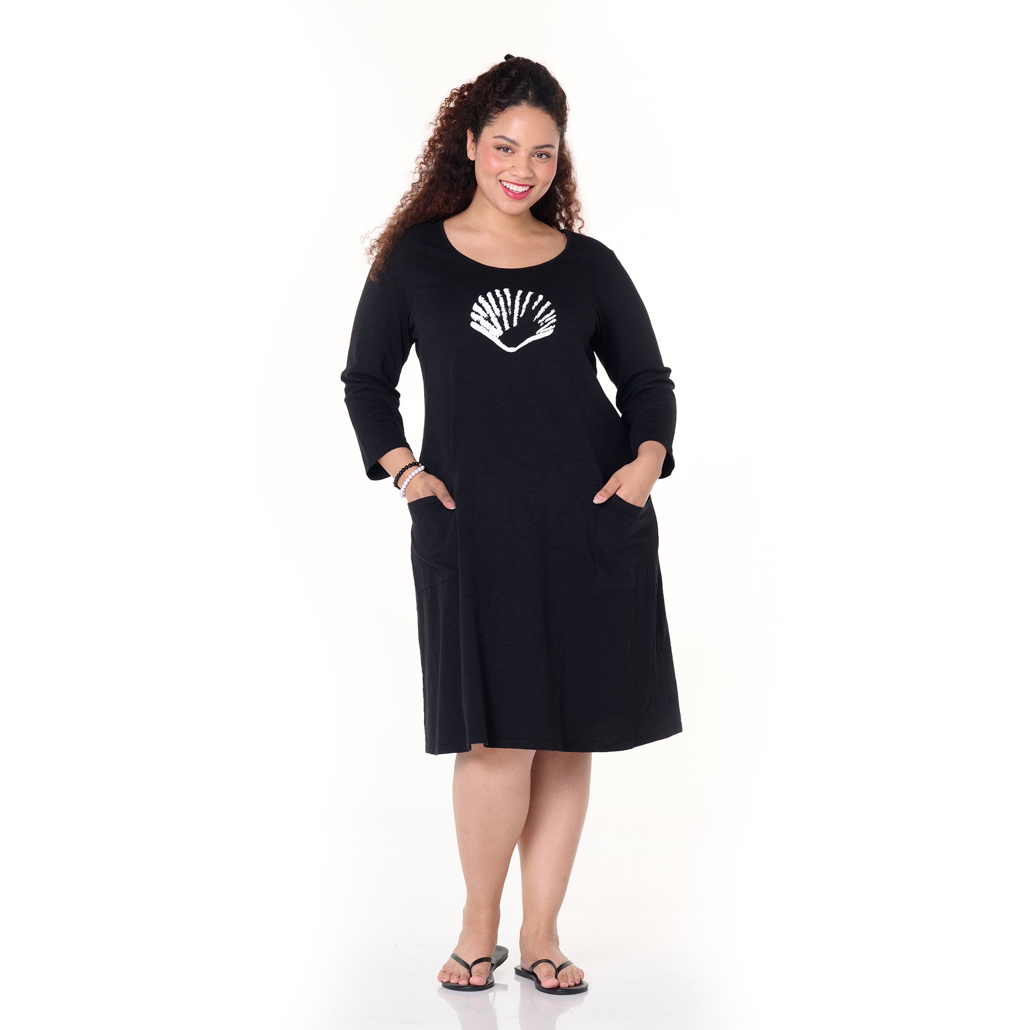 Sea Shell Dalia Dress | Plus Size