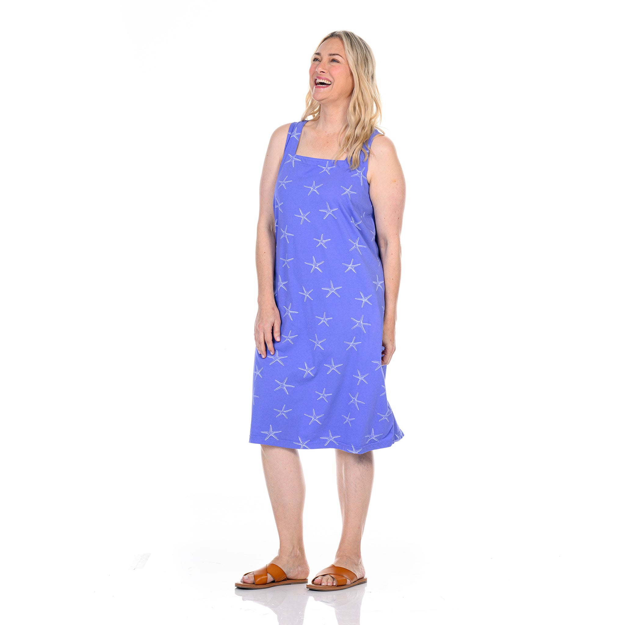 Sea Star Square Neck Dress | Plus Size