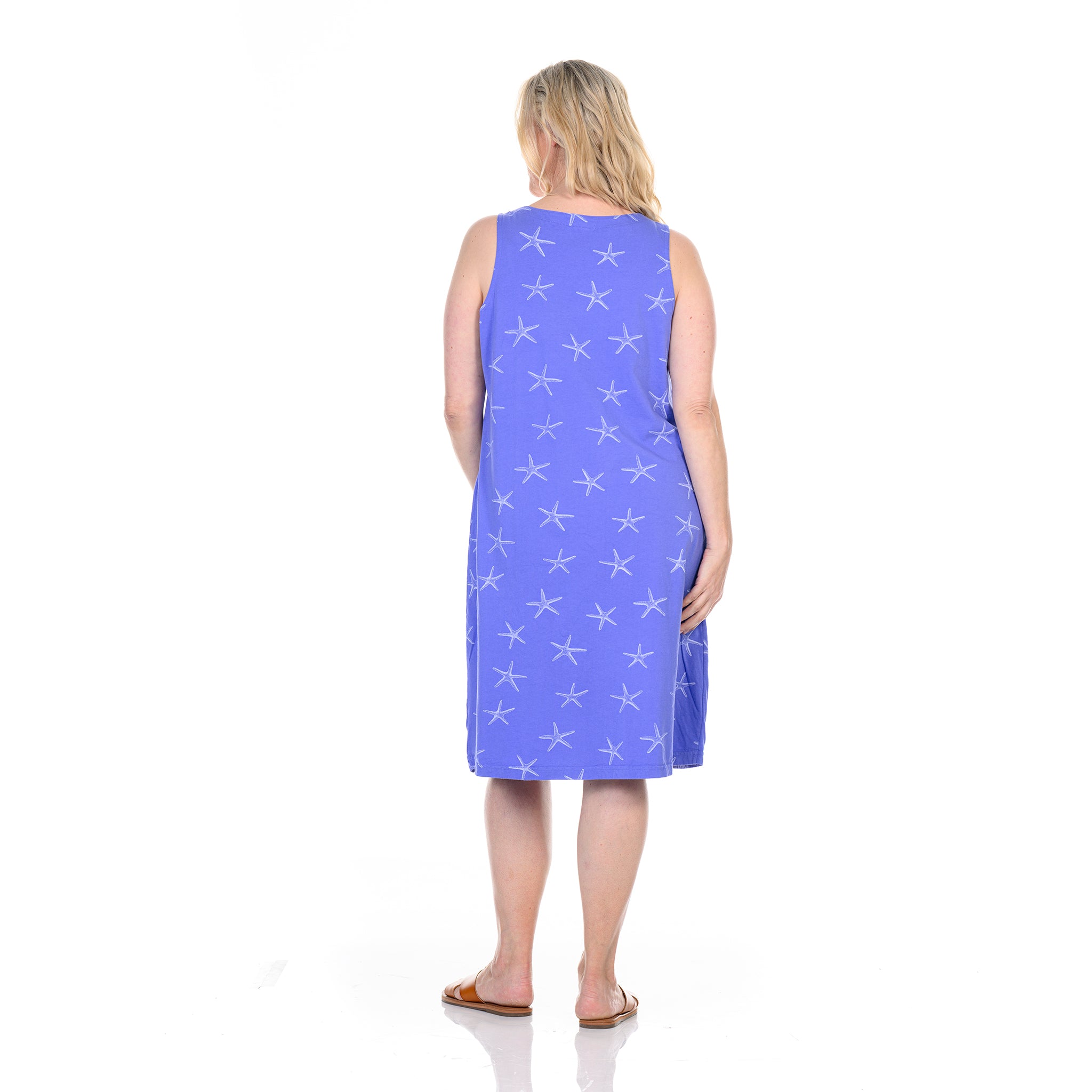 Sea Star Square Neck Dress | Plus Size