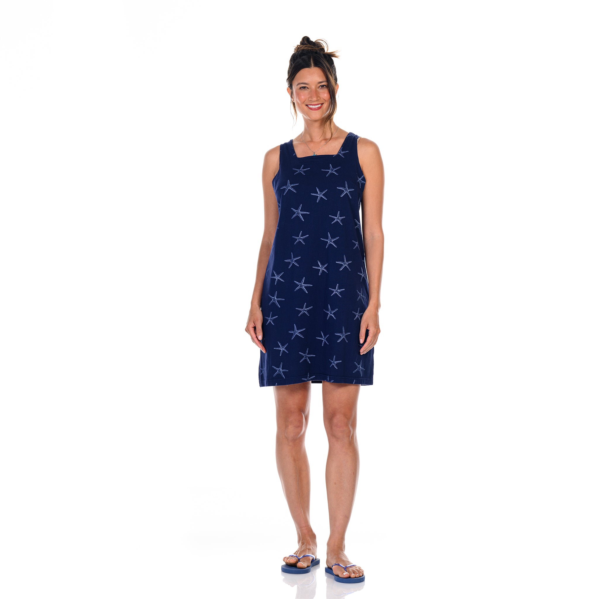 Sea Star Square Neck Dress