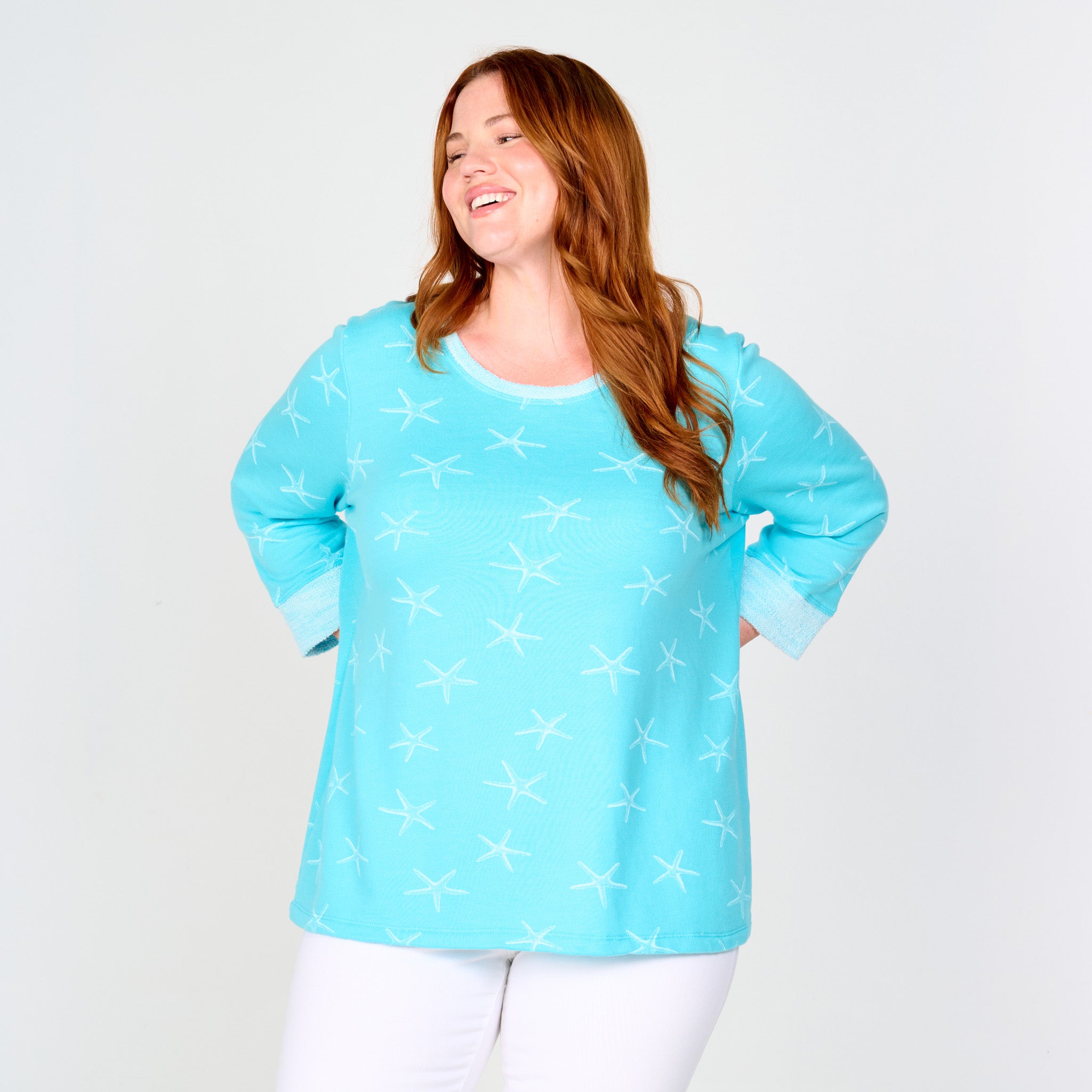 Sea Star Sunset Sweatshirt | Plus Size