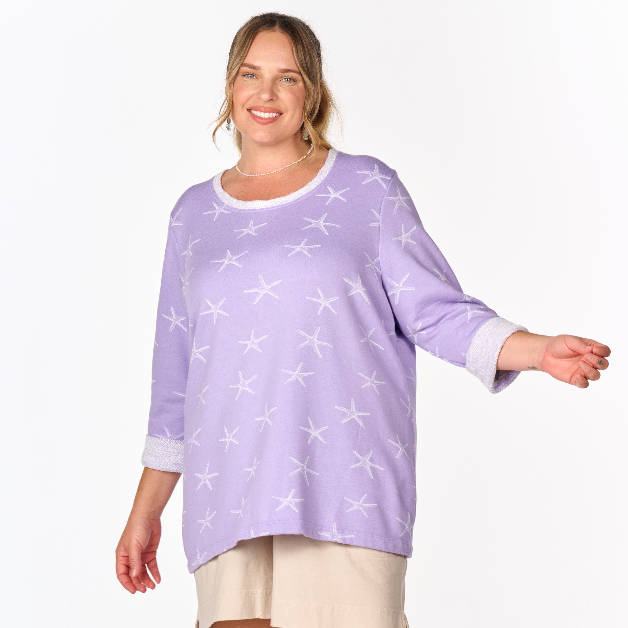 Sea Star Sunset Sweatshirt | Plus Size