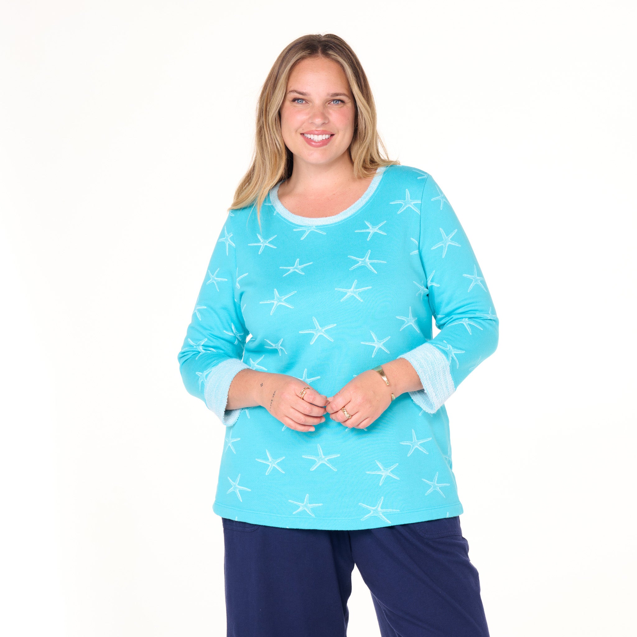 Sea Star Sunset Sweatshirt | Plus Size