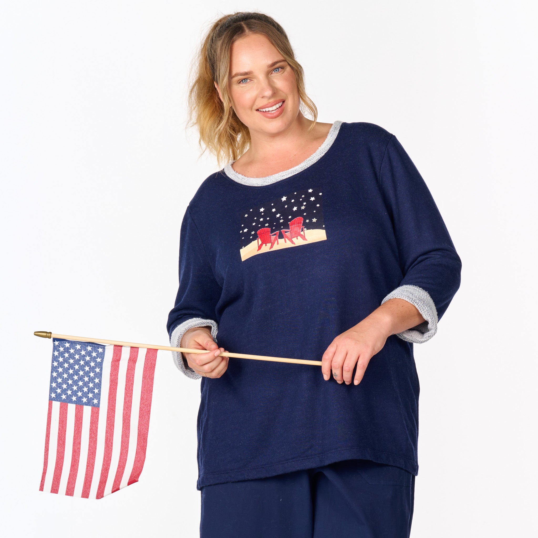 Starry Night Sunset Sweatshirt | Plus Size