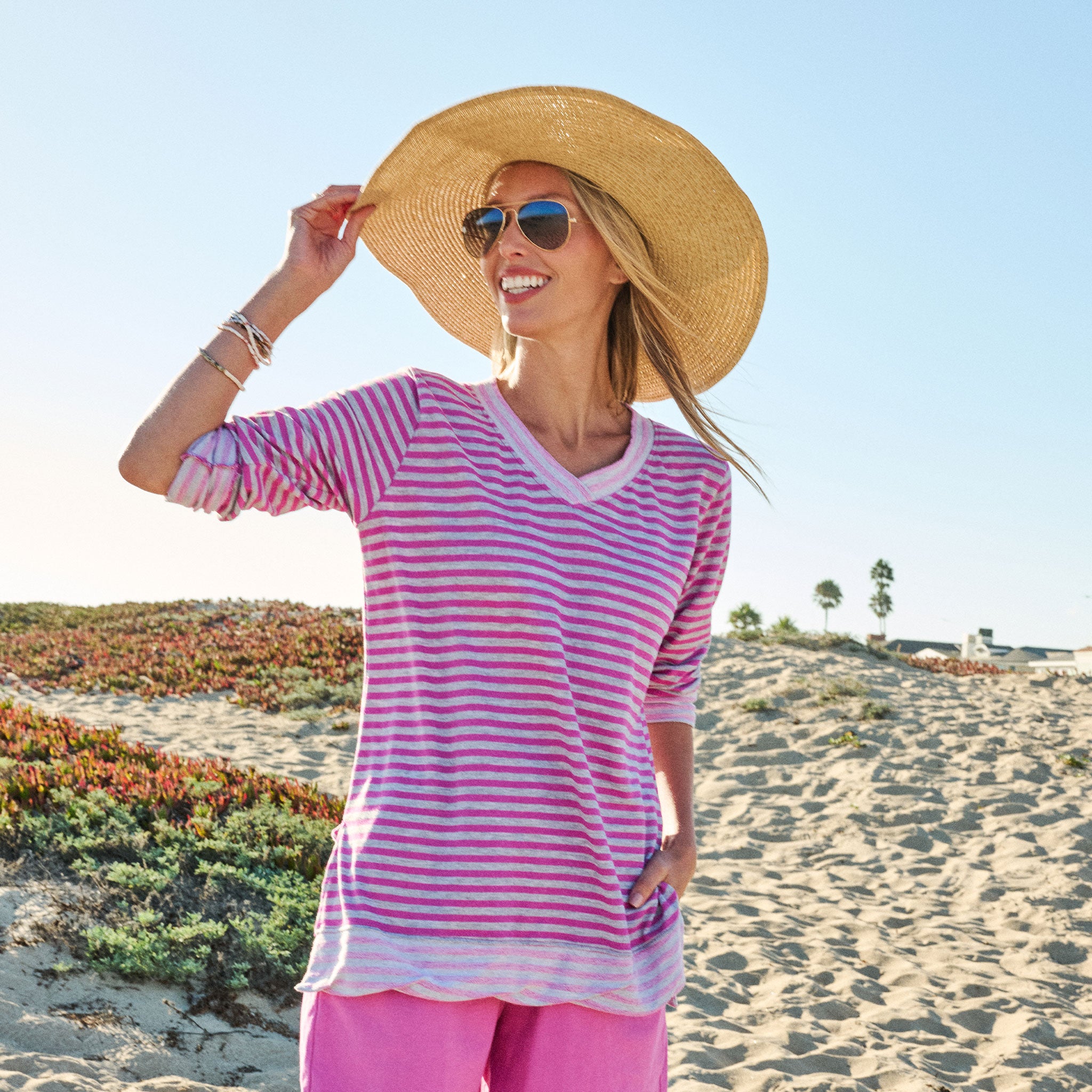 Striped Ana Tunic BFN CHB SUF