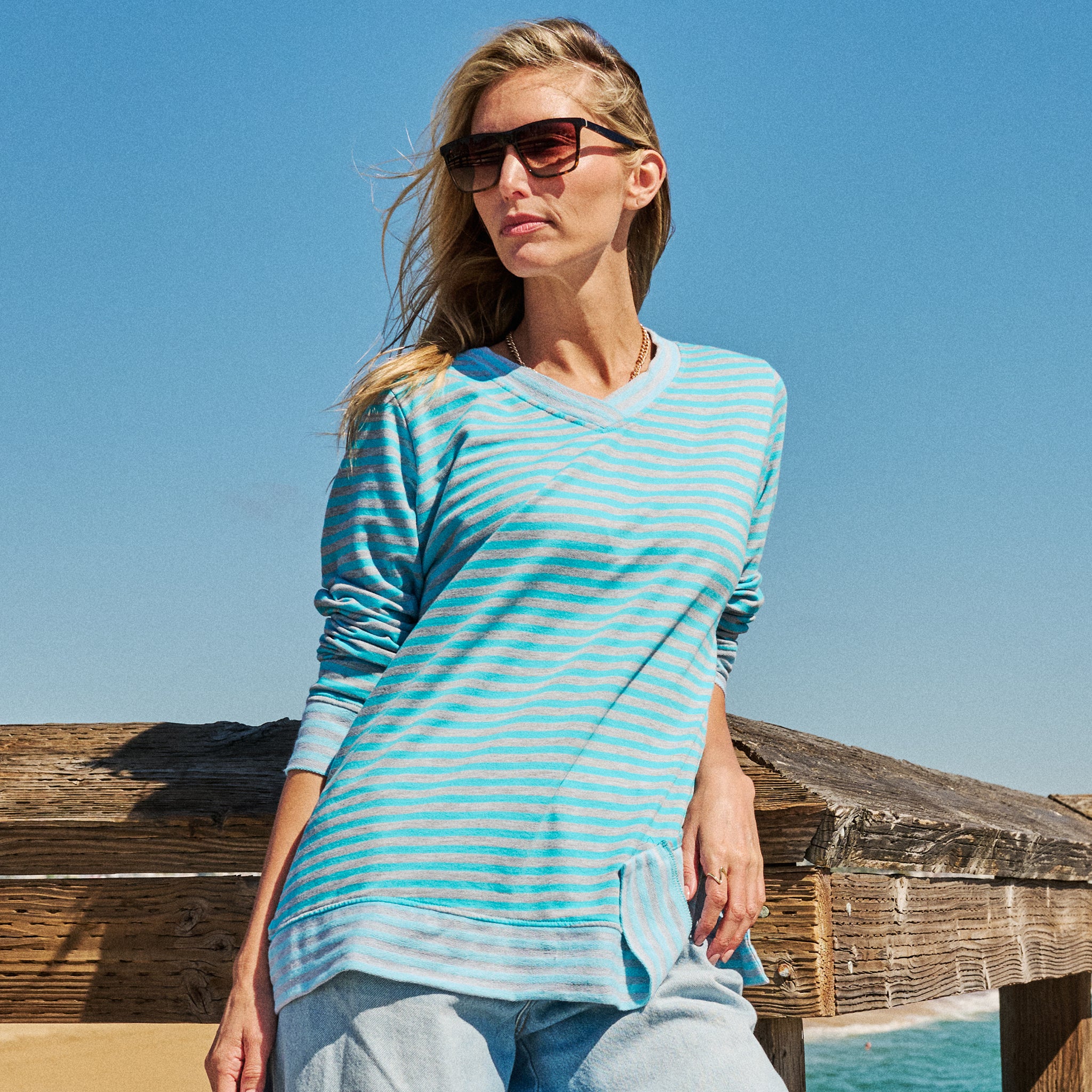 Striped Ana Tunic