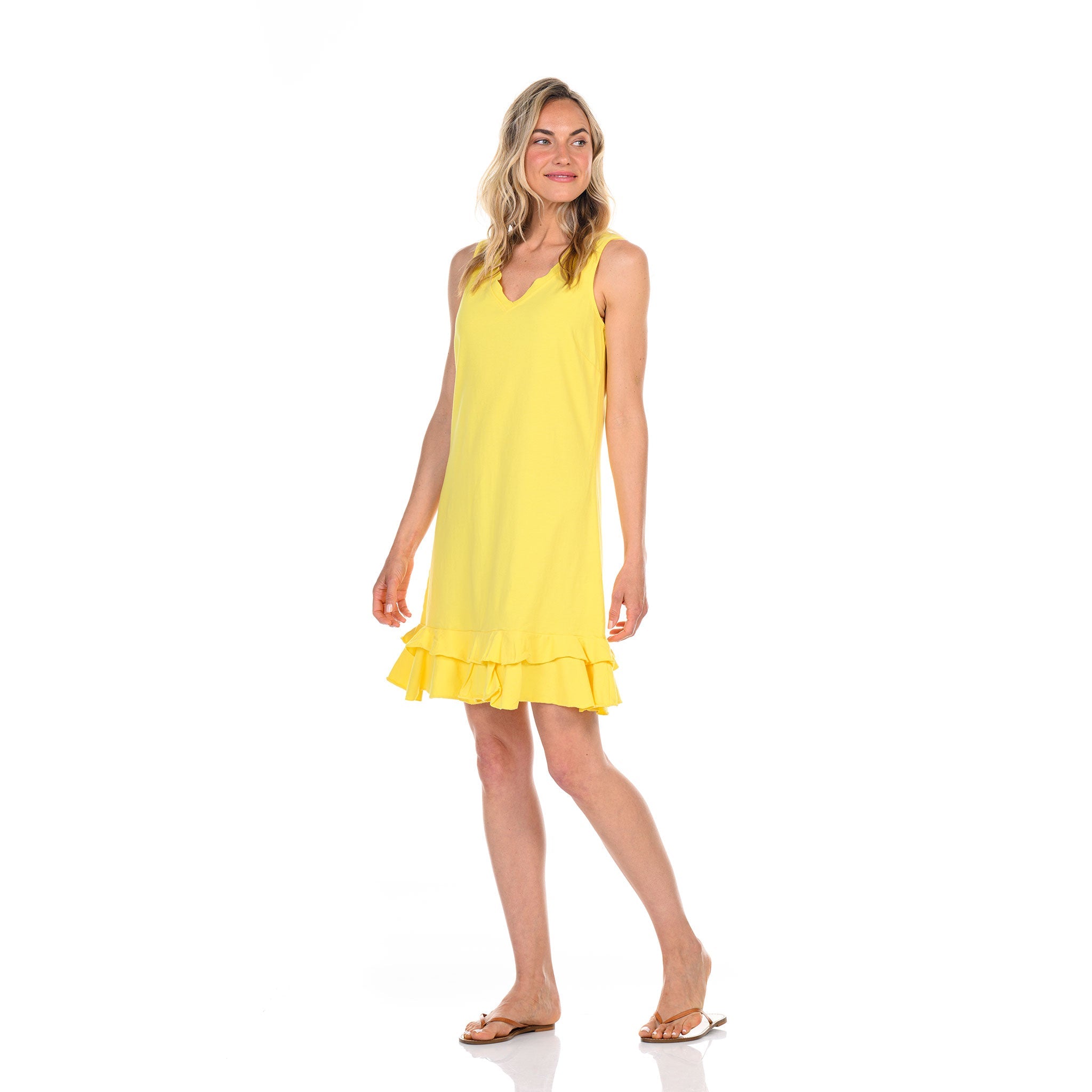 Sunrise Dress Daffodil-Lagoon