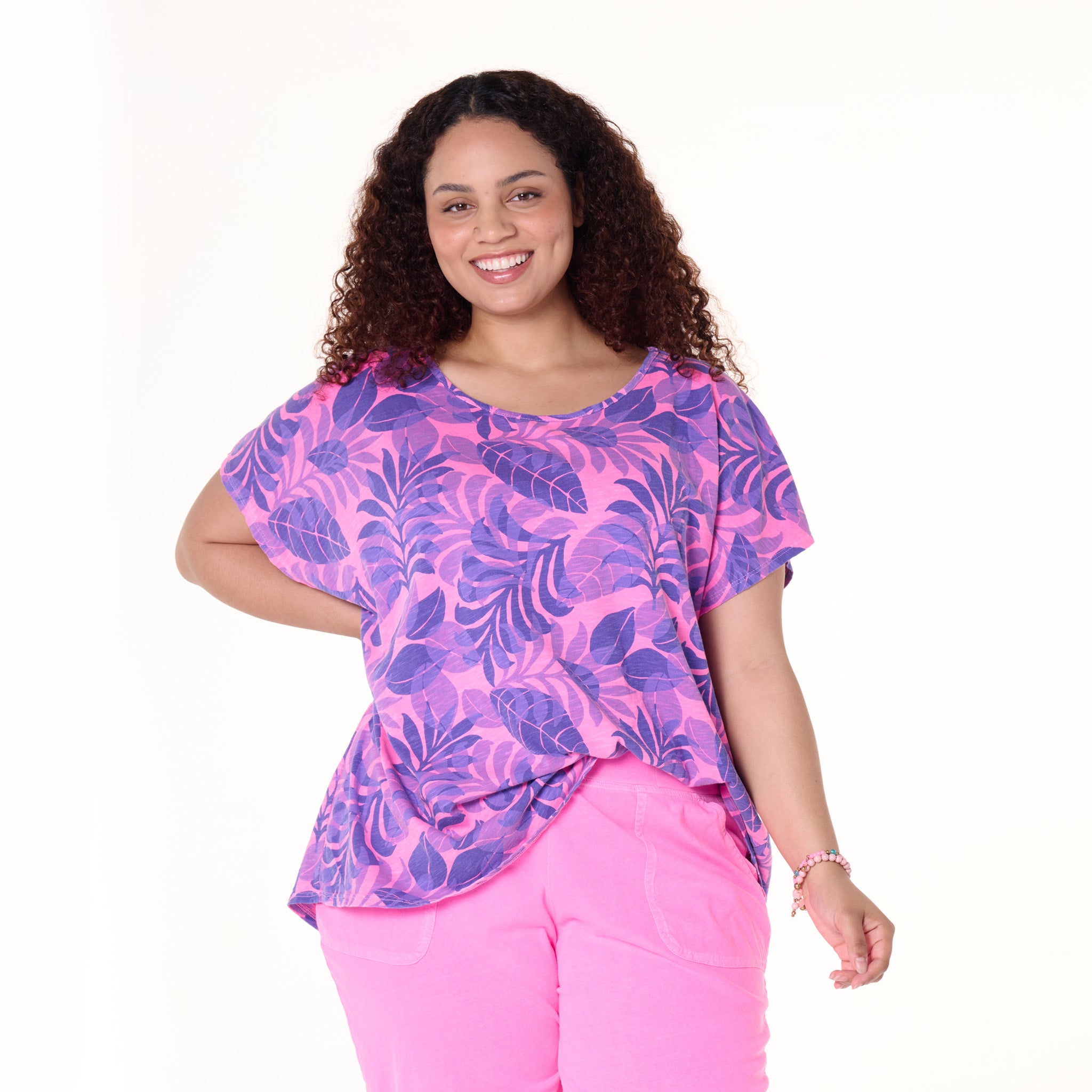 Fiji Palm Keepsake T | Plus Size