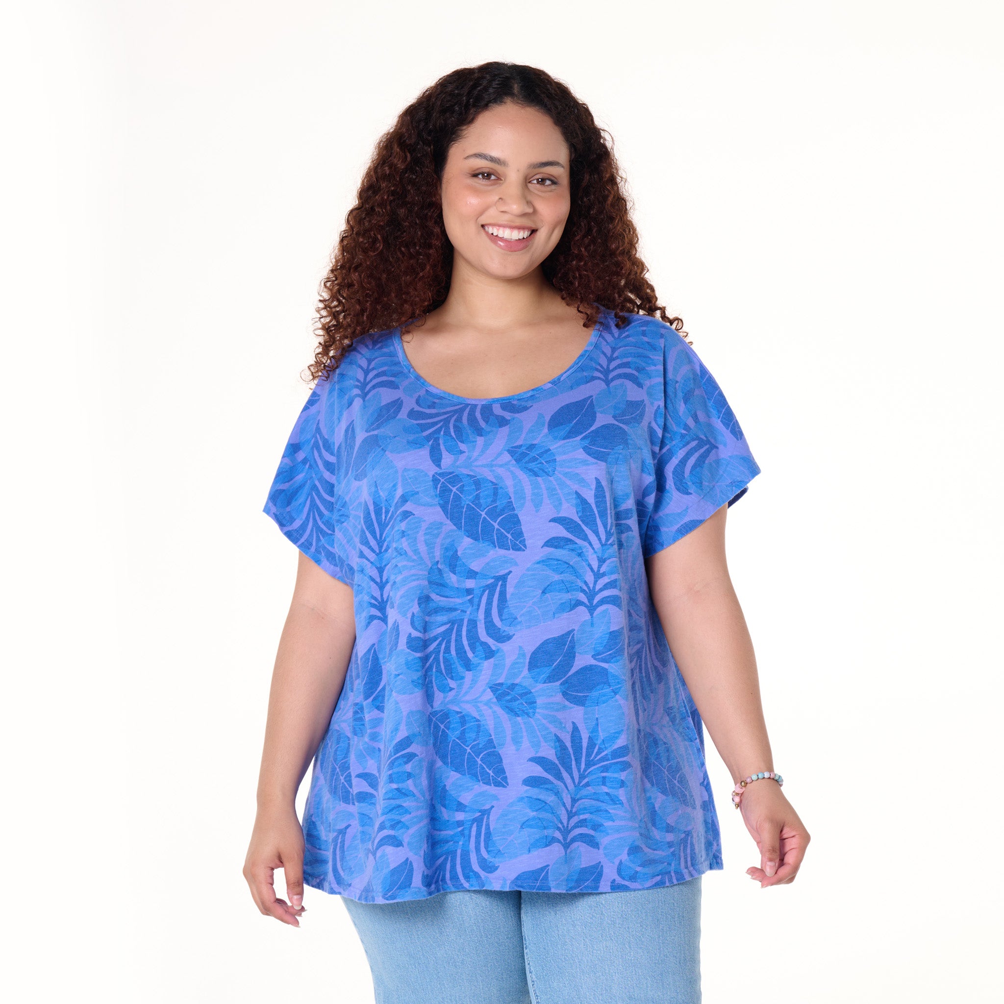 Fiji Palm Keepsake T | Plus Size
