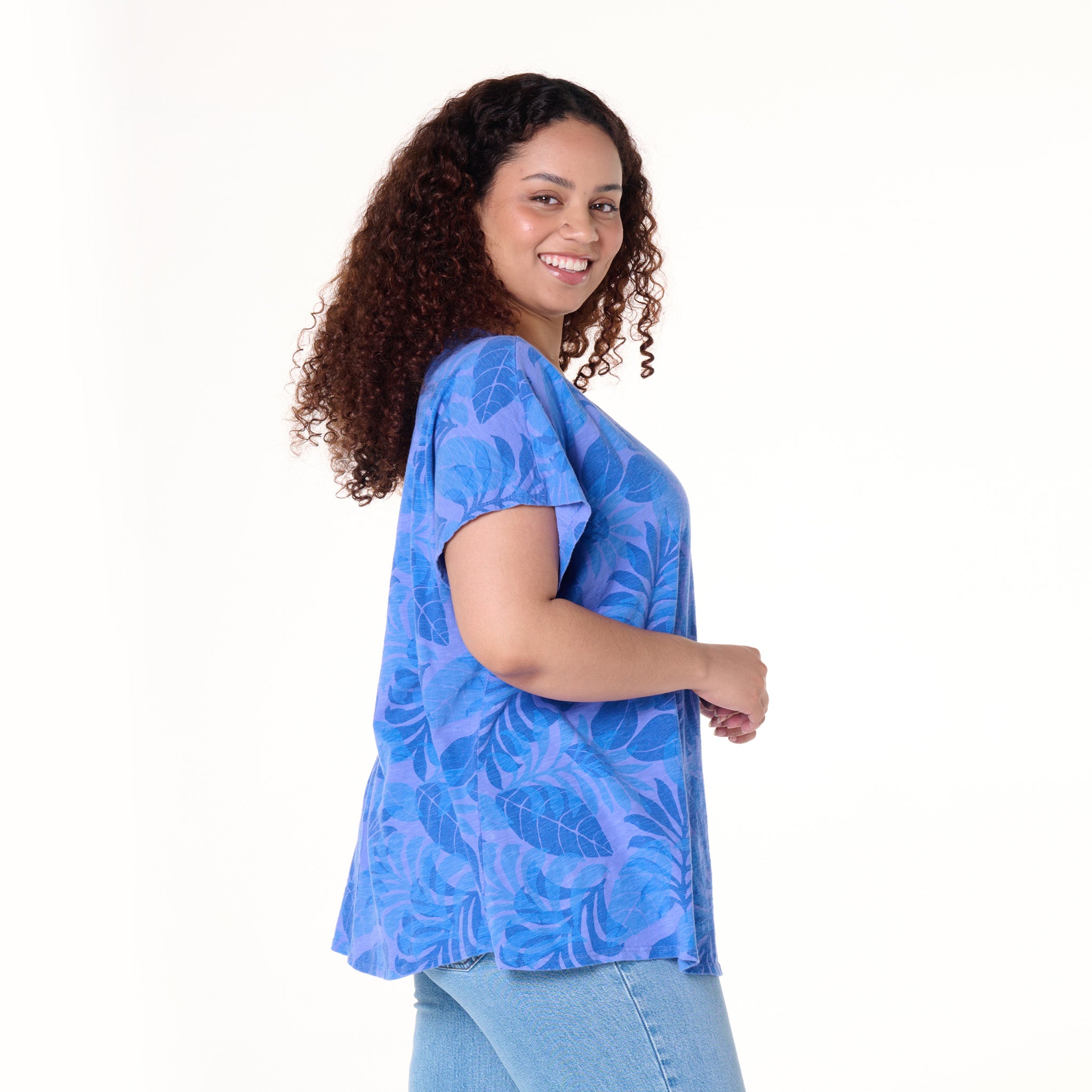 Fiji Palm Keepsake T | Plus Size