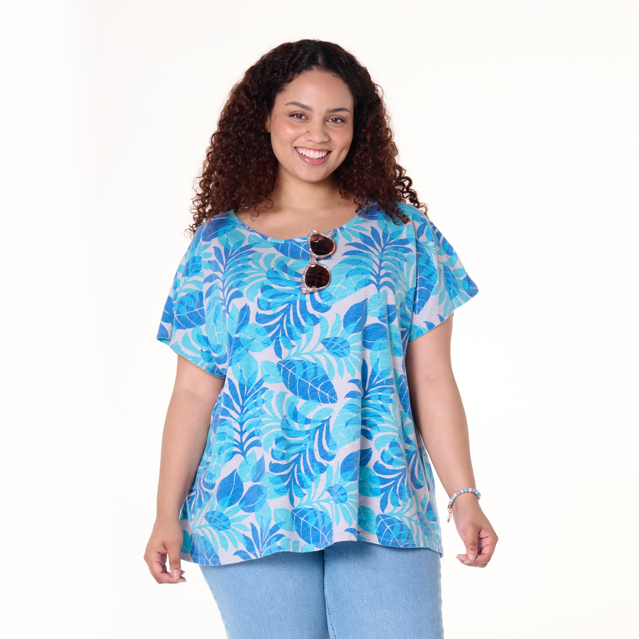 Fiji Palm Keepsake T | Plus Size