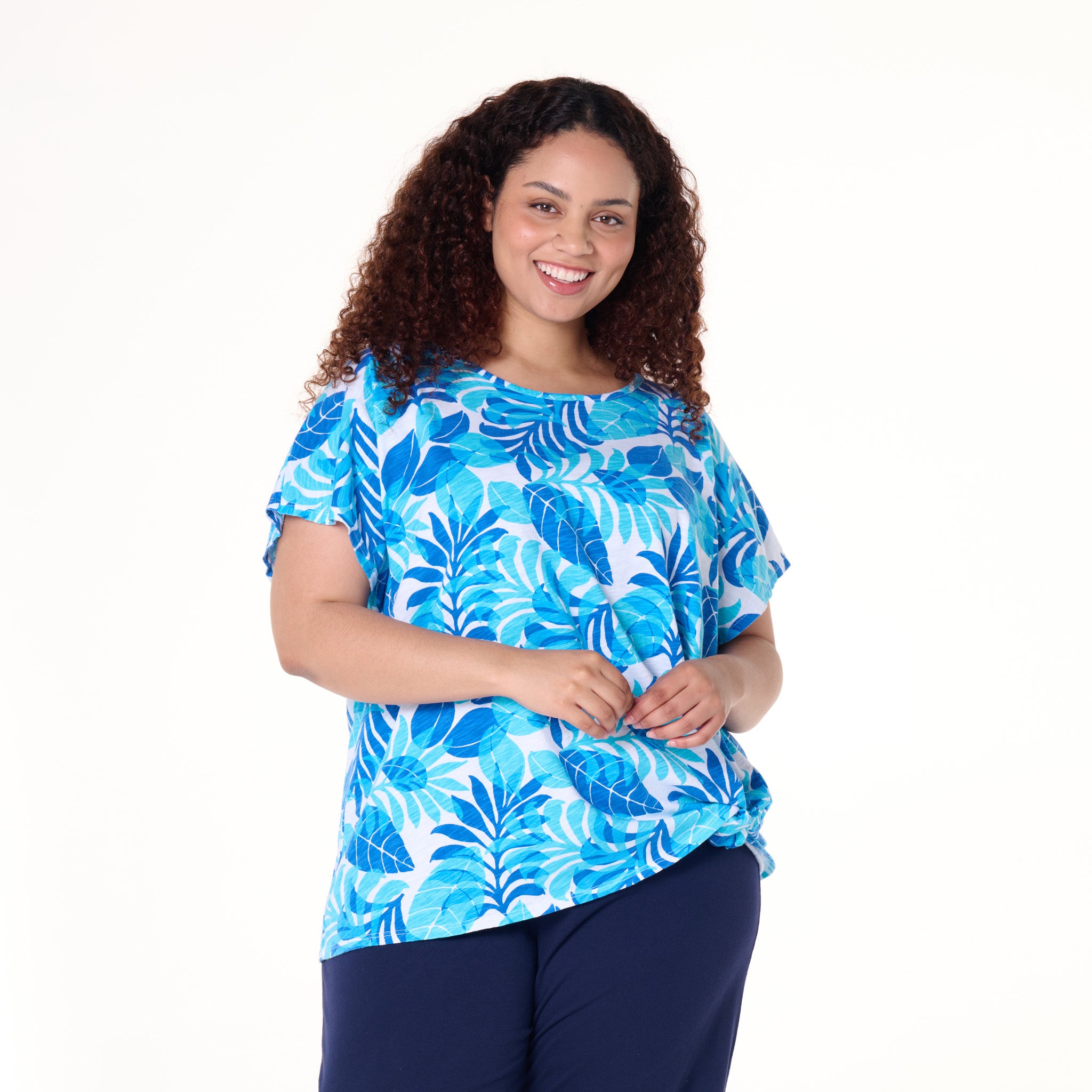 Fiji Palm Keepsake T | Plus Size