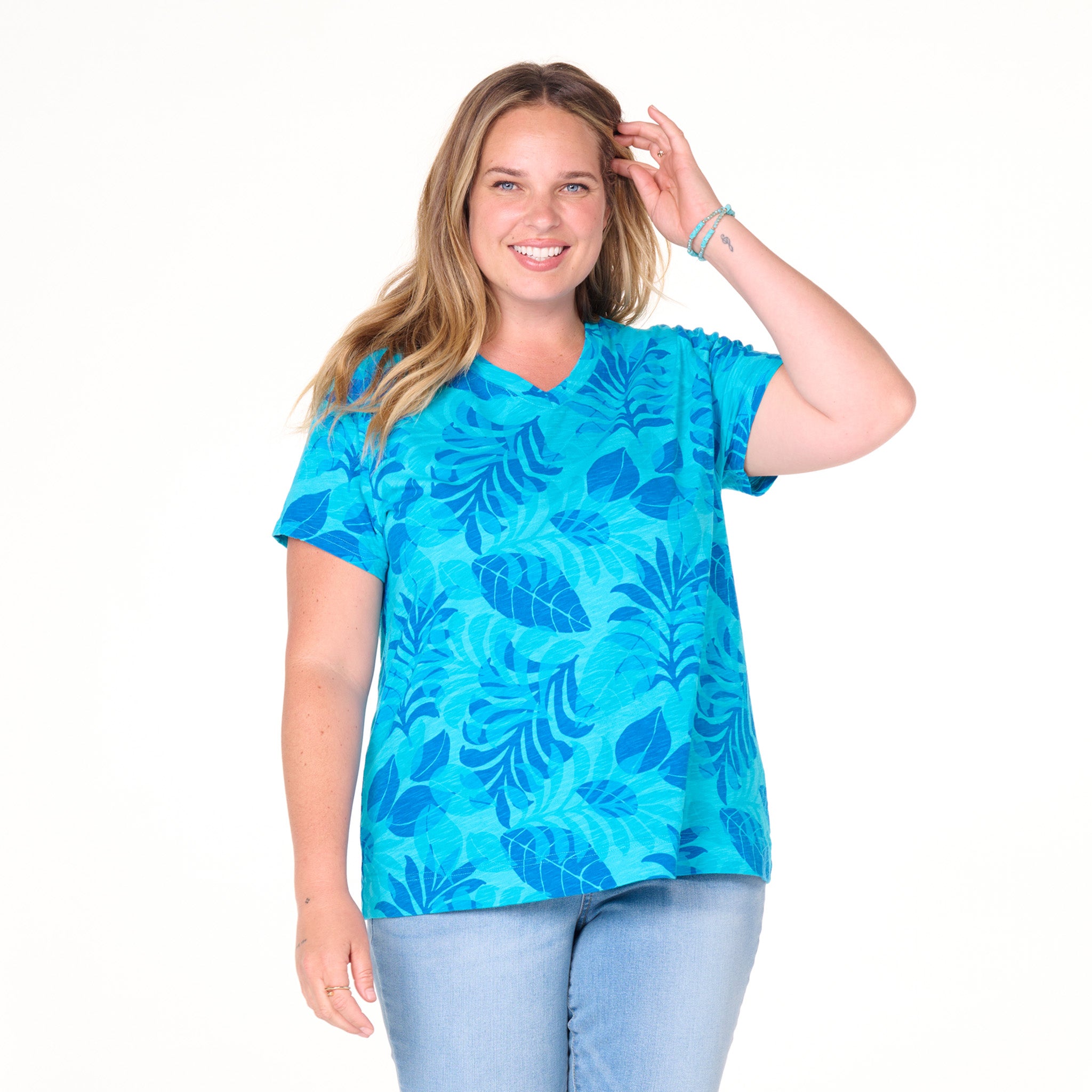Fiji Palm Versatile T | Plus Size