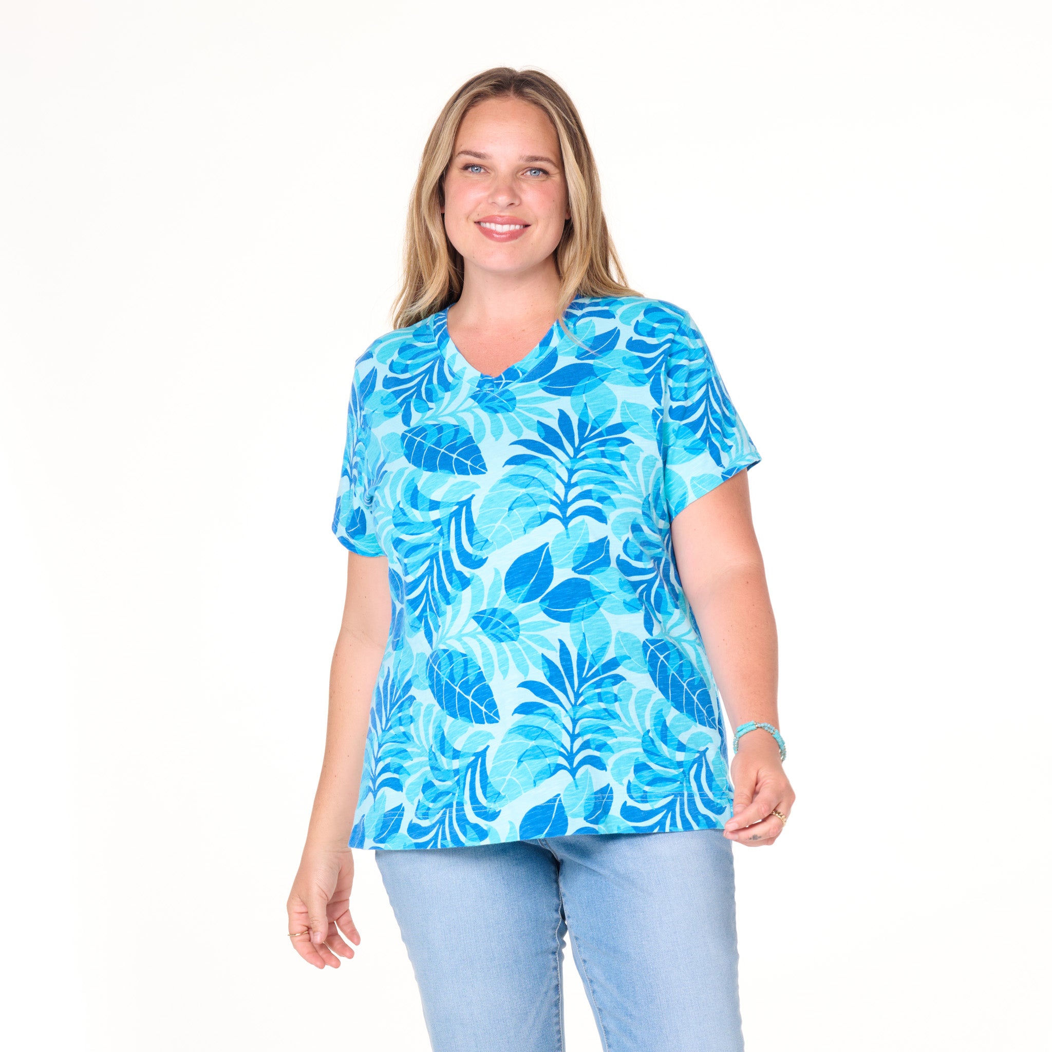 Fiji Palm Versatile T | Plus Size