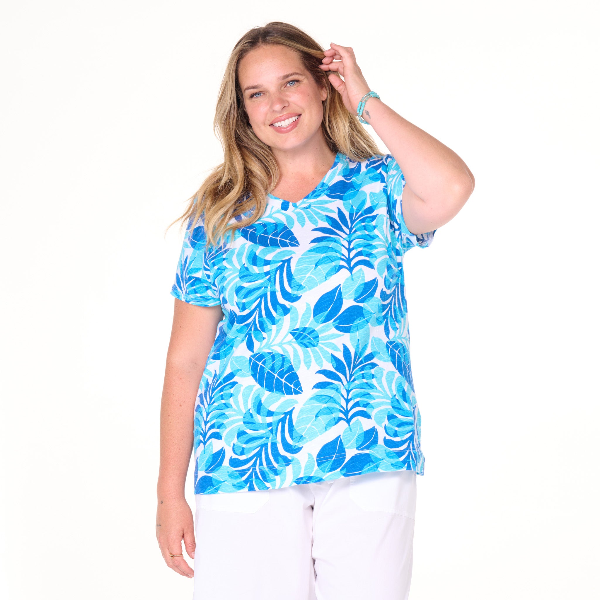Fiji Palm Versatile T | Plus Size