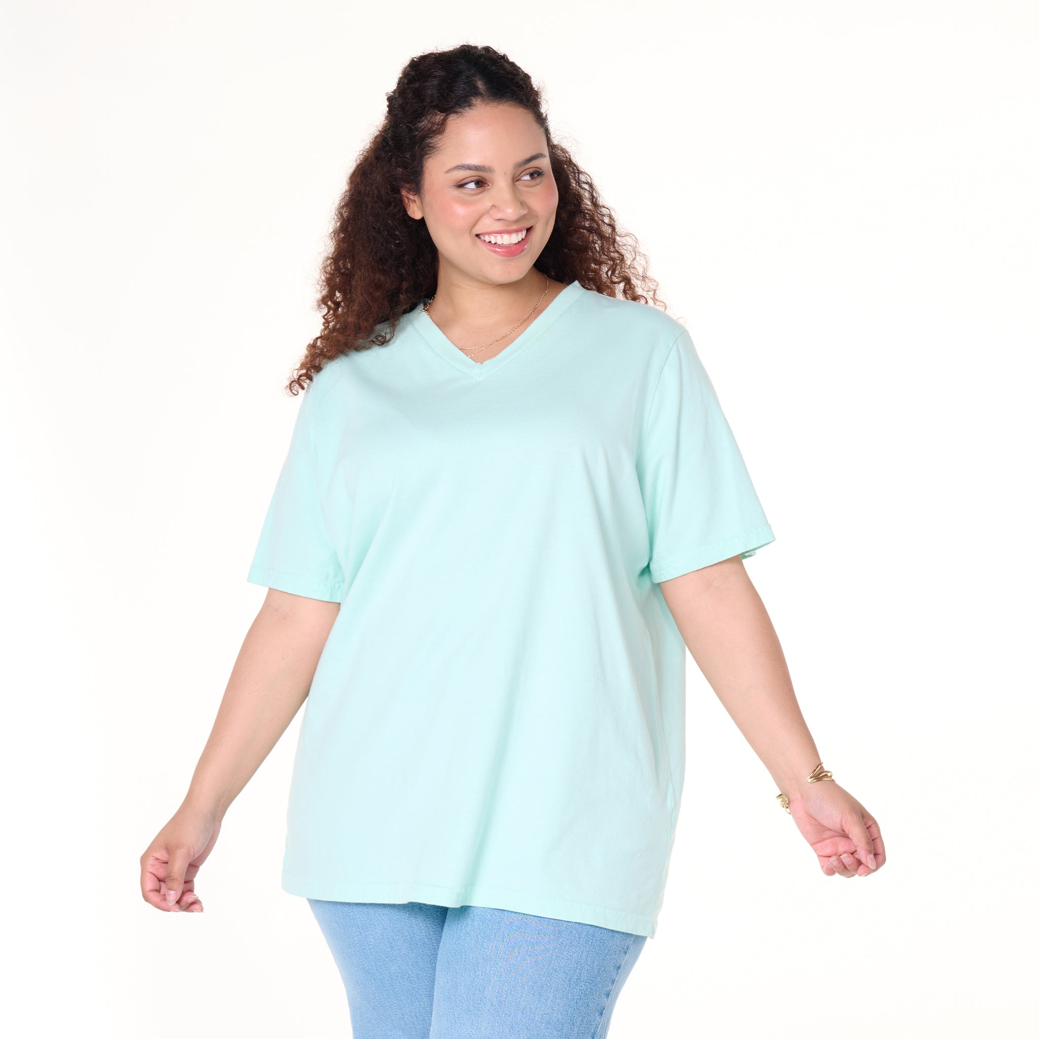 V-Neck T | Plus Size Summer Colors