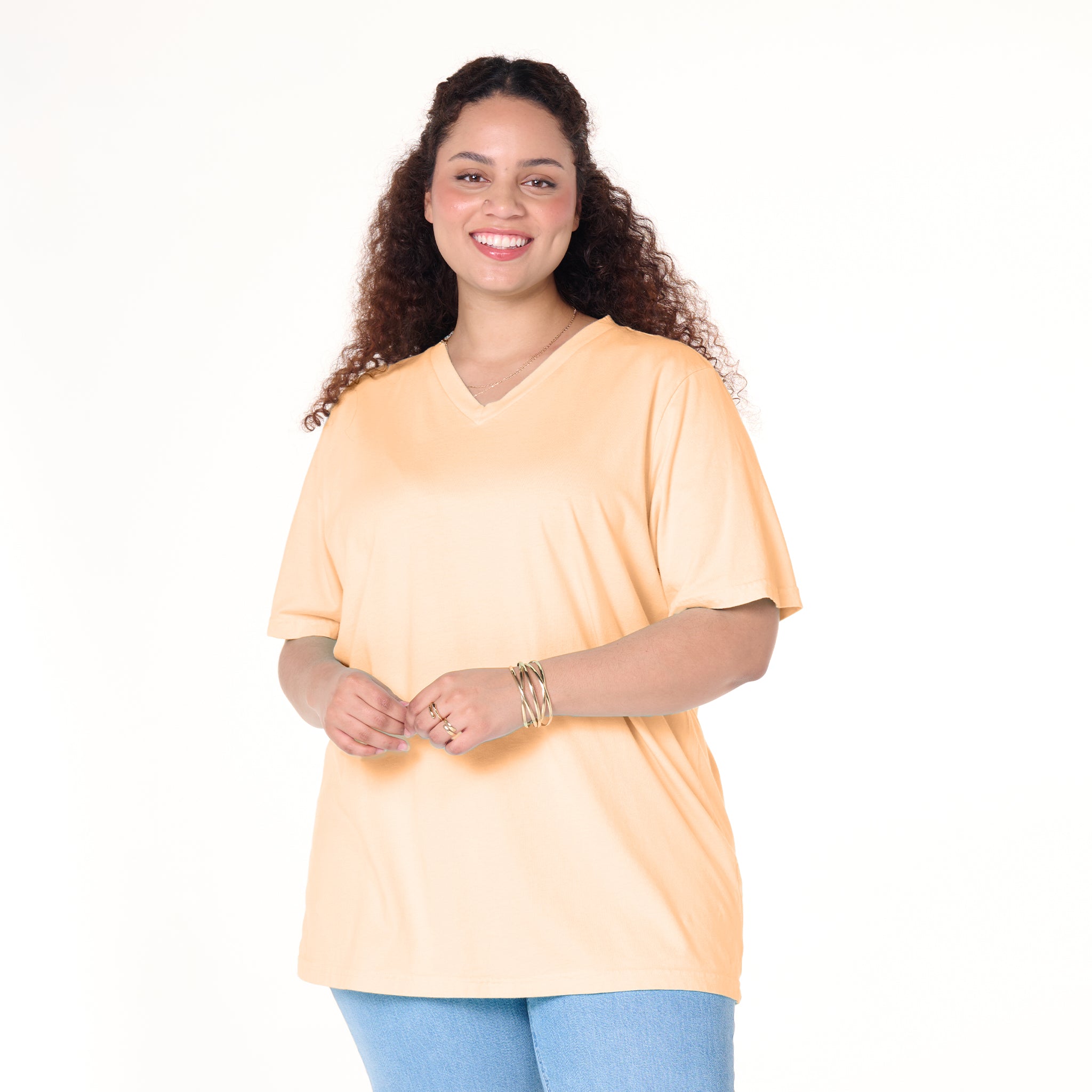 V-Neck T | Plus Size Summer Colors