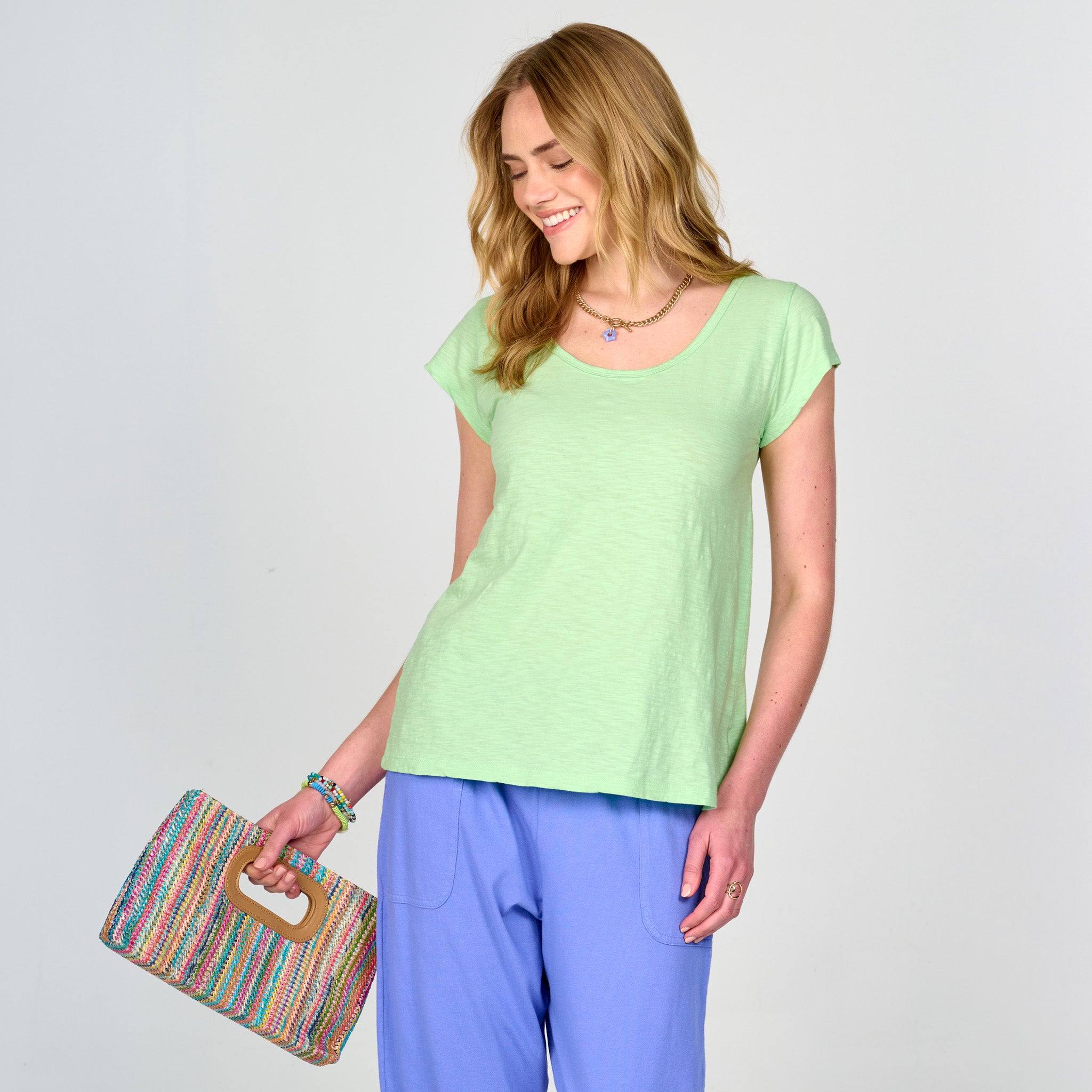 Vintage Scoop Neck T