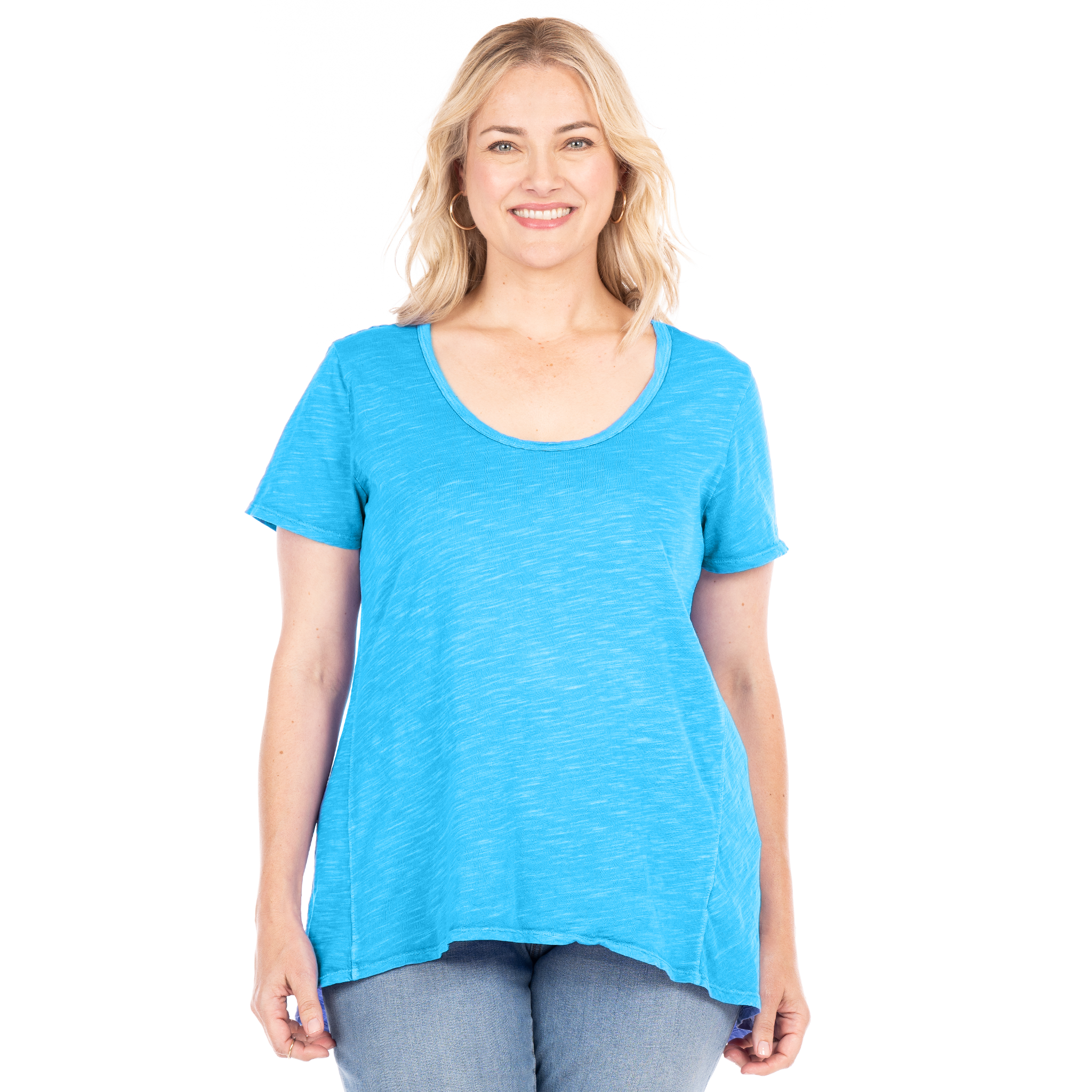 beachy plus size top for women