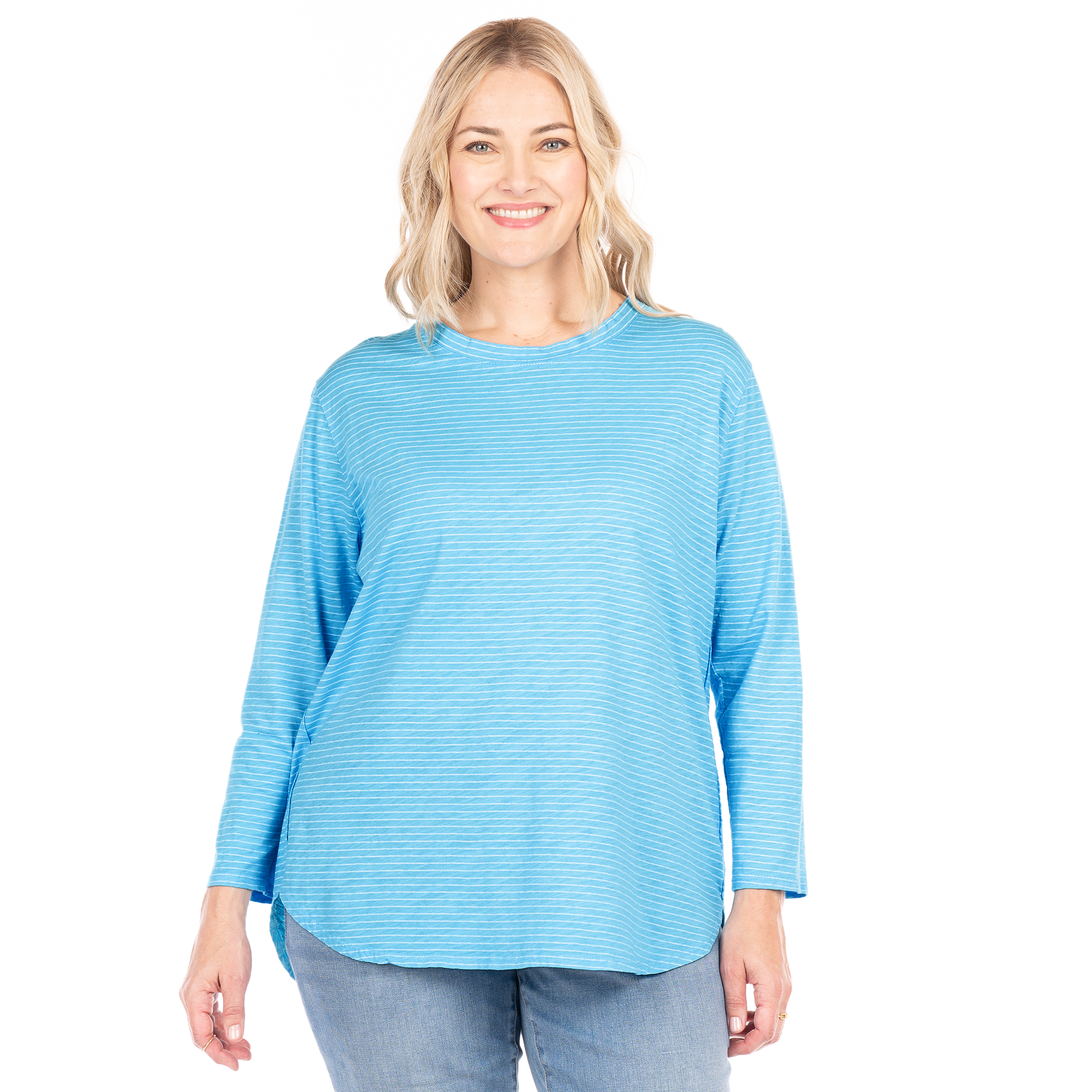 Pinstripe Catalina Top | Plus Size